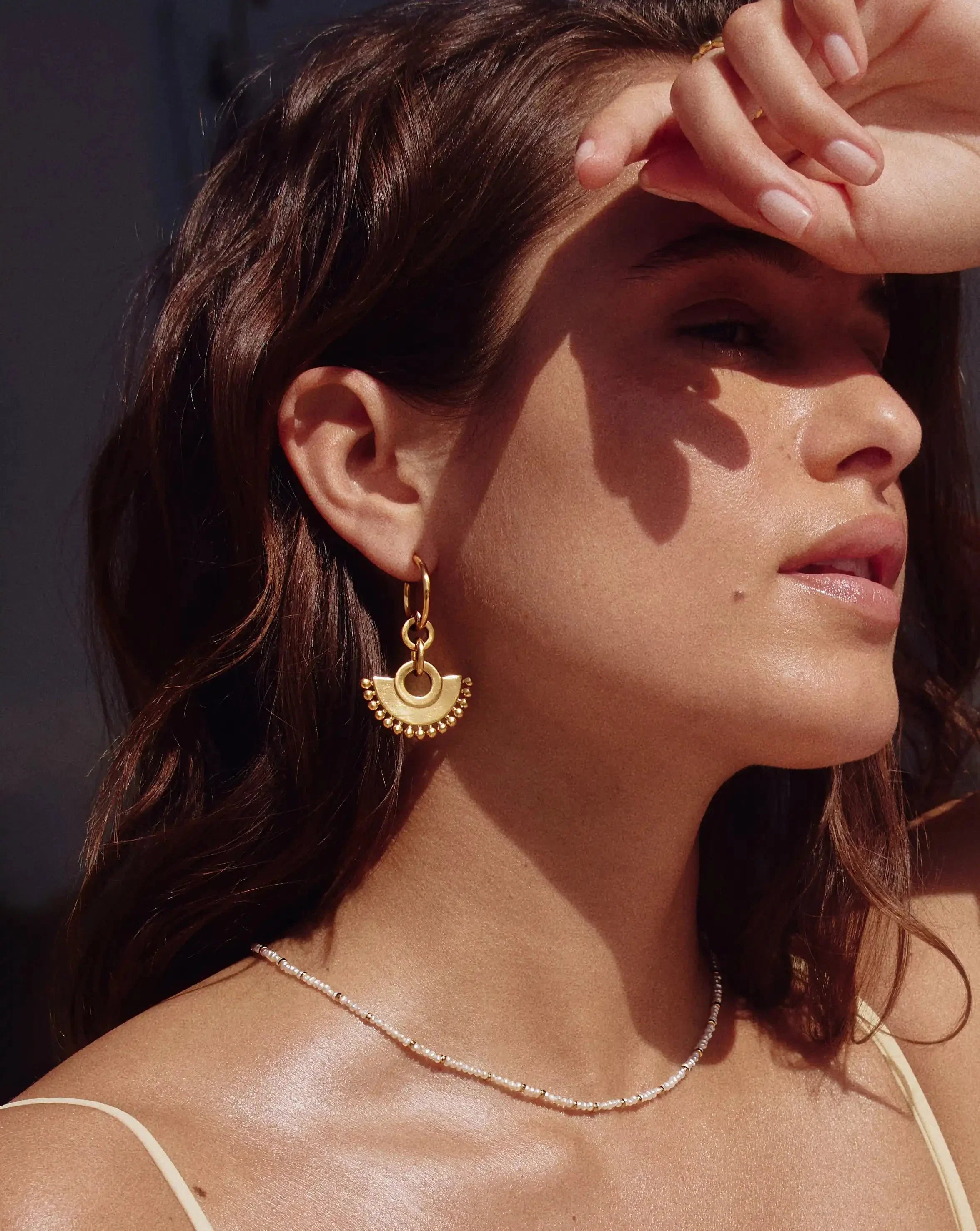Get the White Lotus Look: Styling the Zenyu Fan Hoops