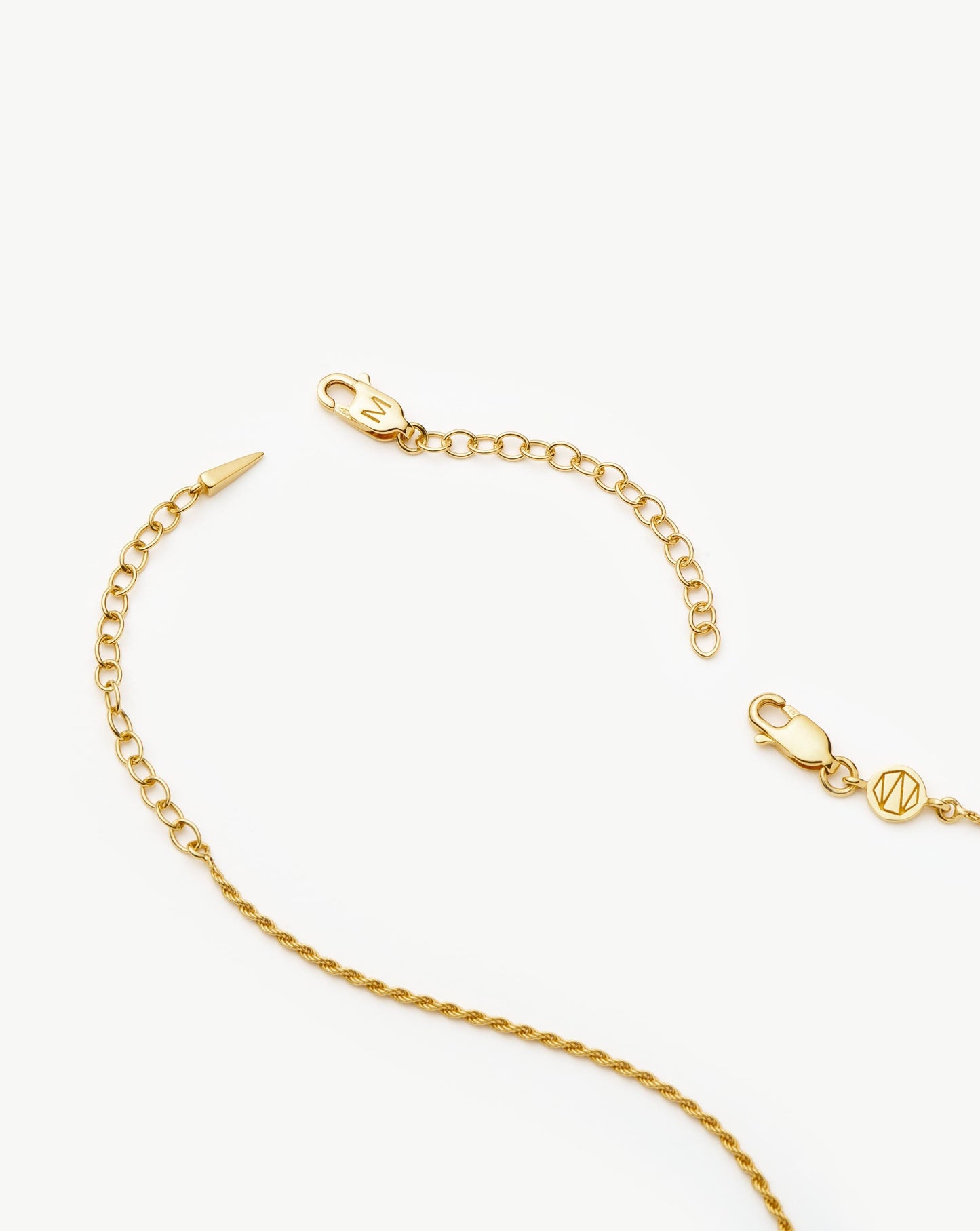 Adjustable Chain Necklace Extender | 18k Recycled Gold Vermeil Extender Missoma