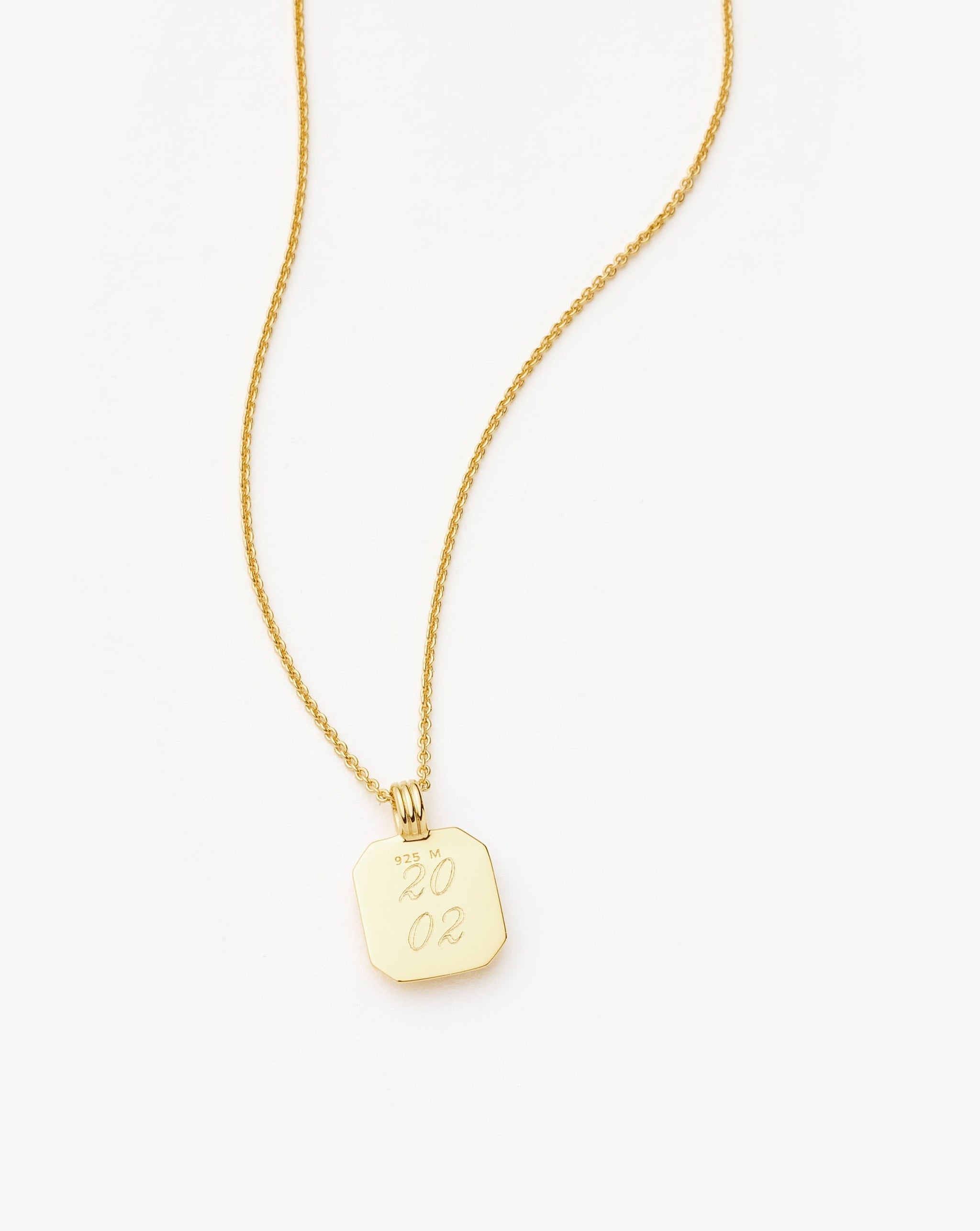 April Birthstone Pendant Necklace | 18k Gold Vermeil/Crystal Necklaces Missoma