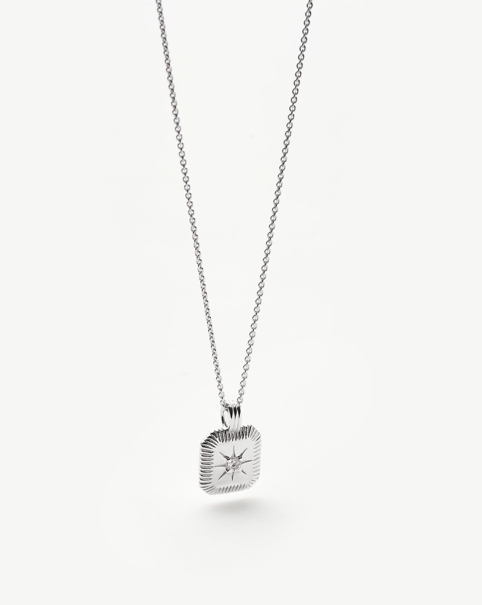 April Birthstone Pendant Necklace | Crystal/April Necklaces Missoma