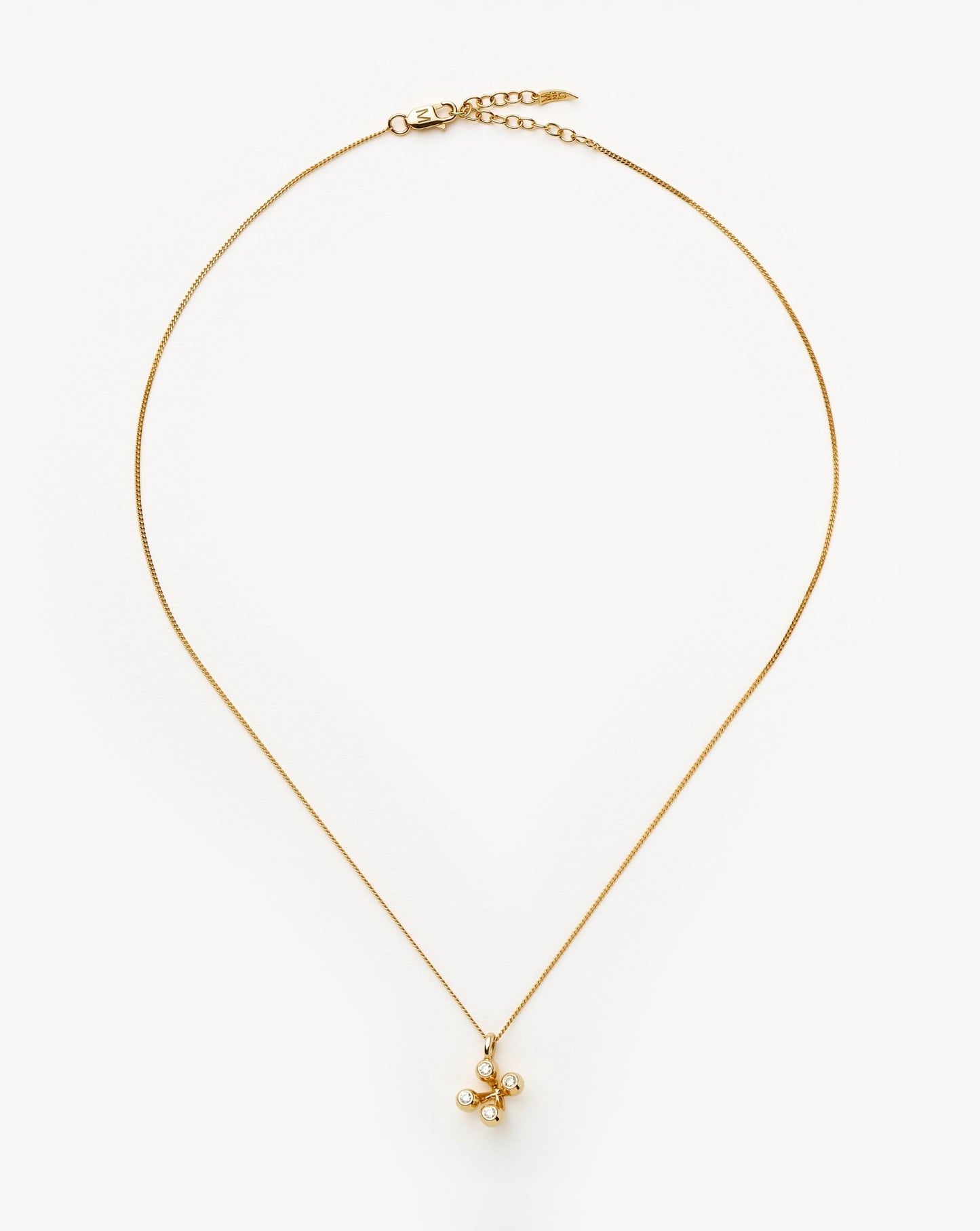 Atom Pendant Necklace | 18k Gold Vermeil Cubic Zirconia Necklaces Missoma
