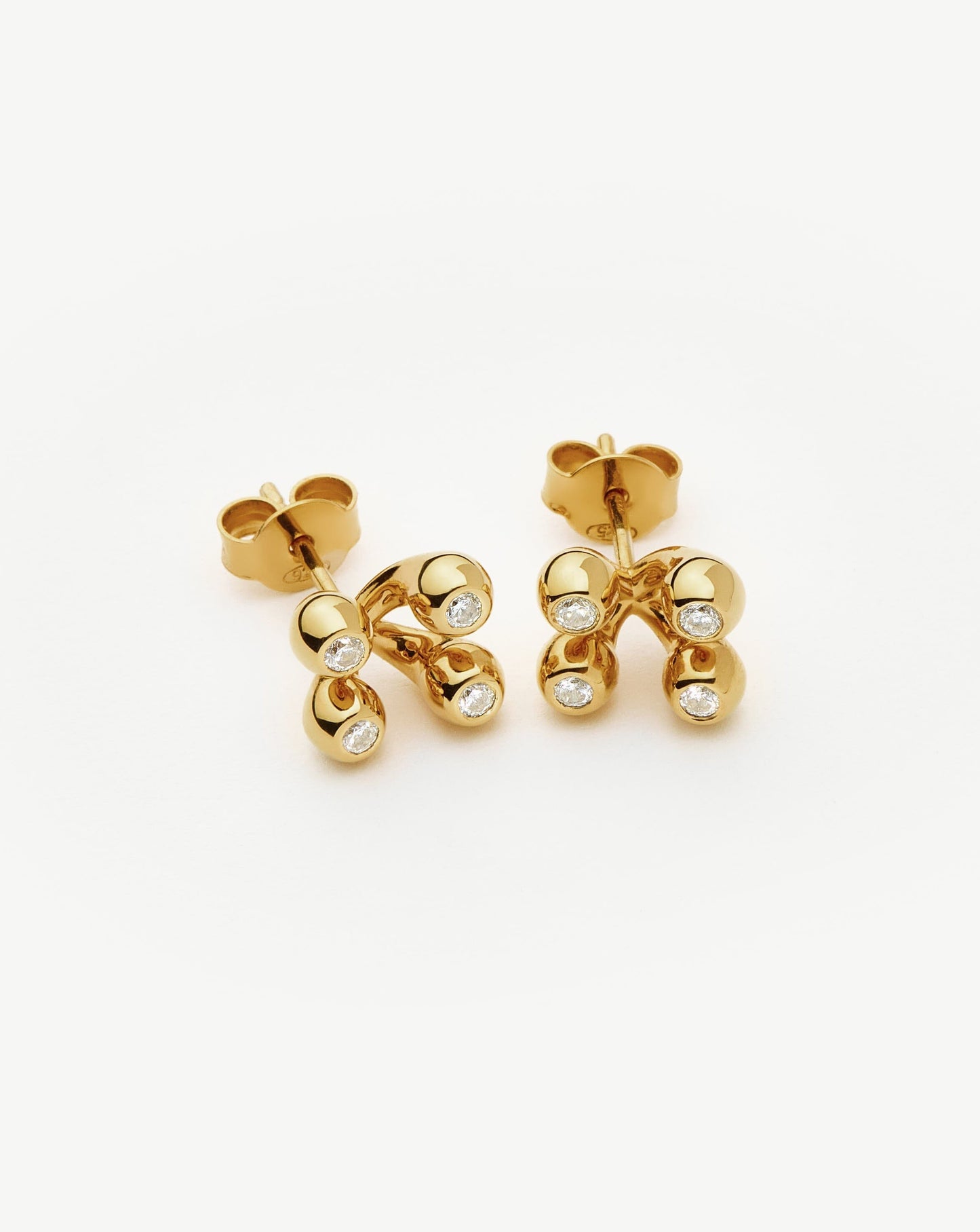 Atom Stud Earrings | 18k Gold Vermeil Earrings Missoma