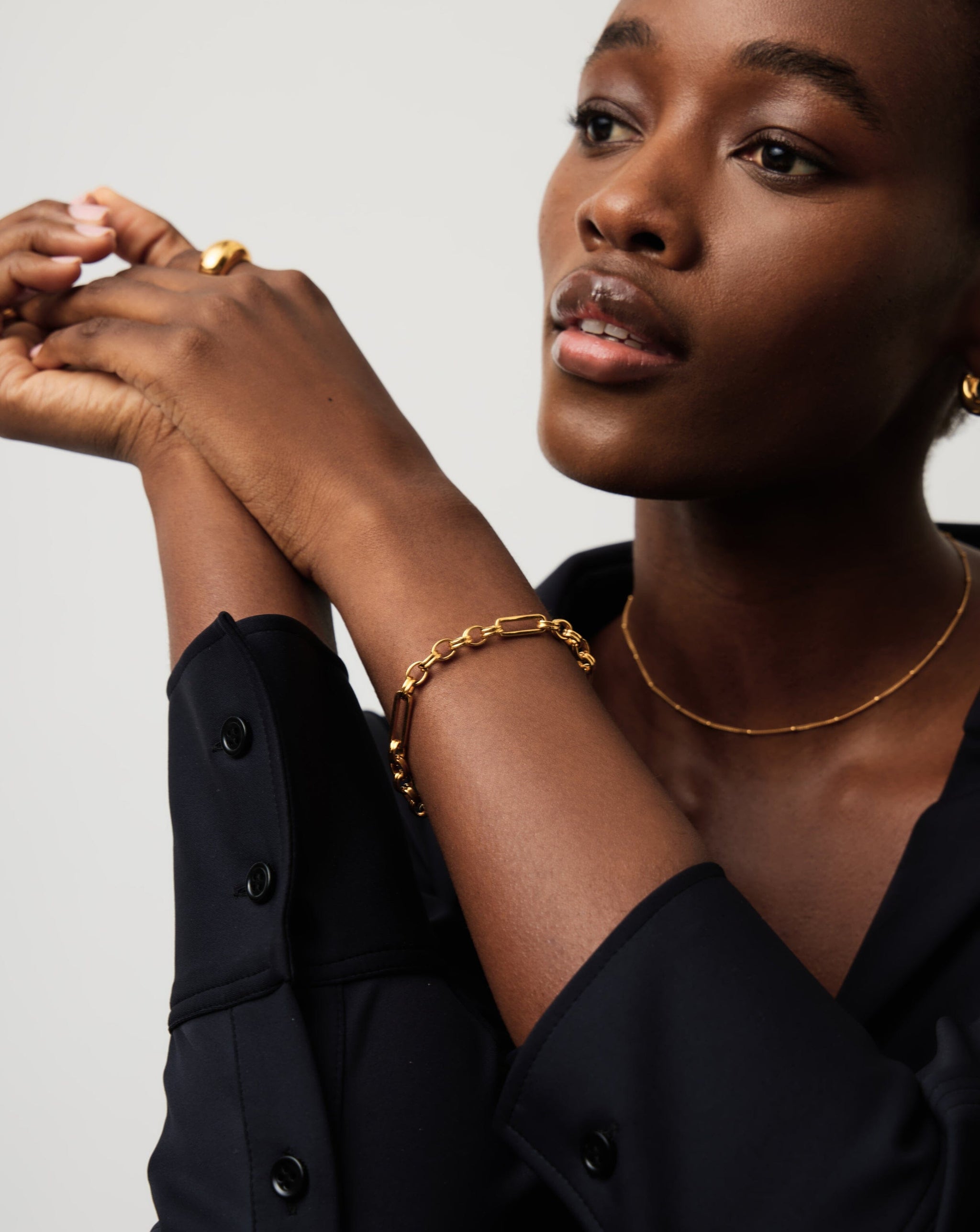 Axiom Chain Bracelet | 18k Gold Plated Bracelets Missoma