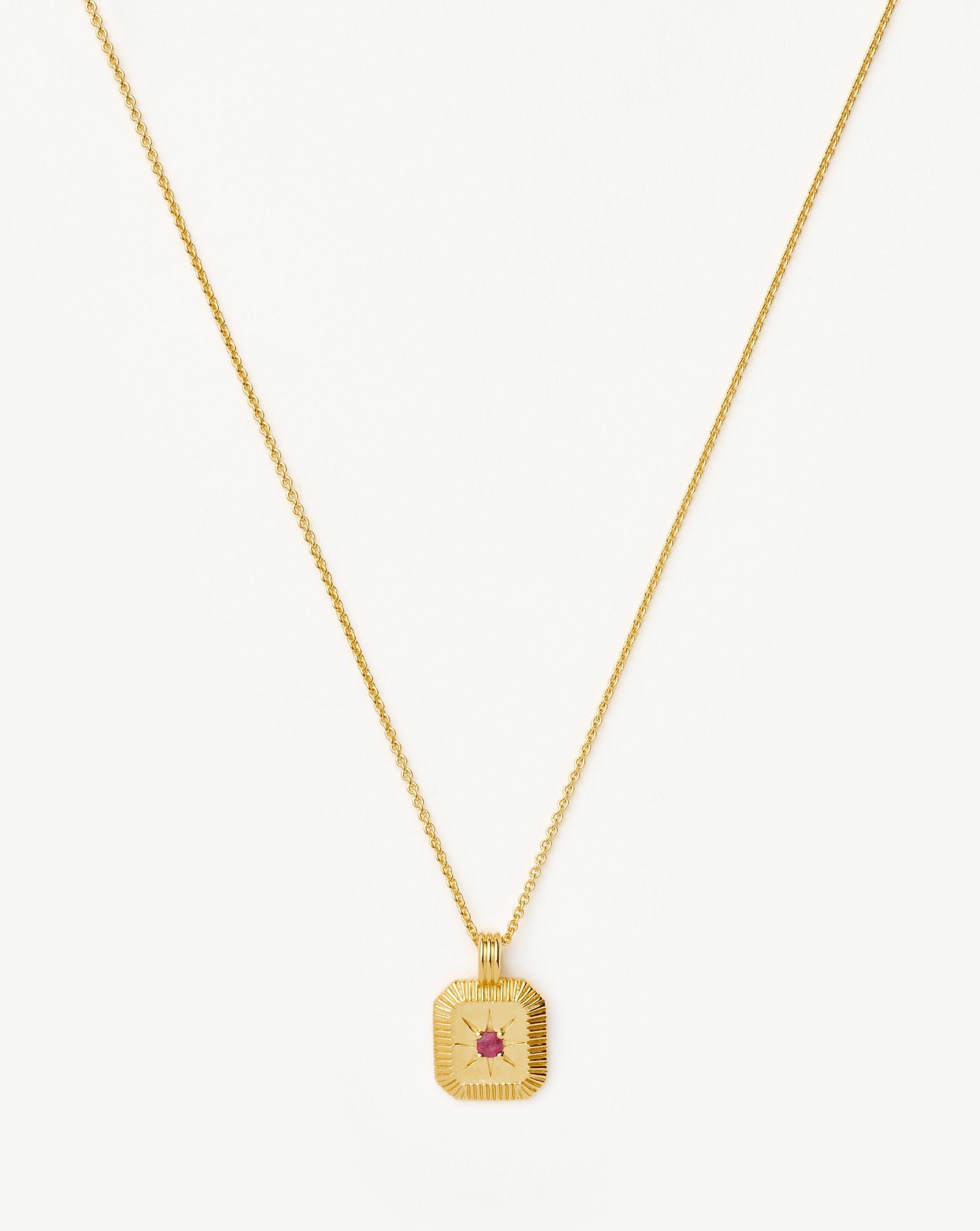 Birthstone Pendant Necklace | 18k Gold Vermeil Necklaces Missoma