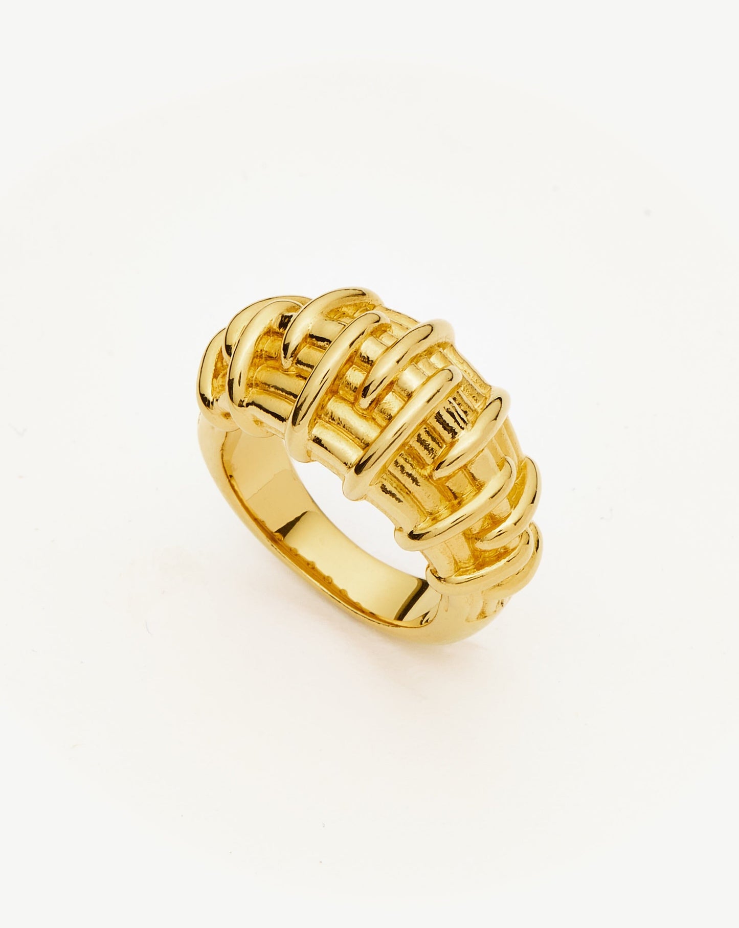 Bombe Raffia Ring | 18k Gold Plated Rings Missoma