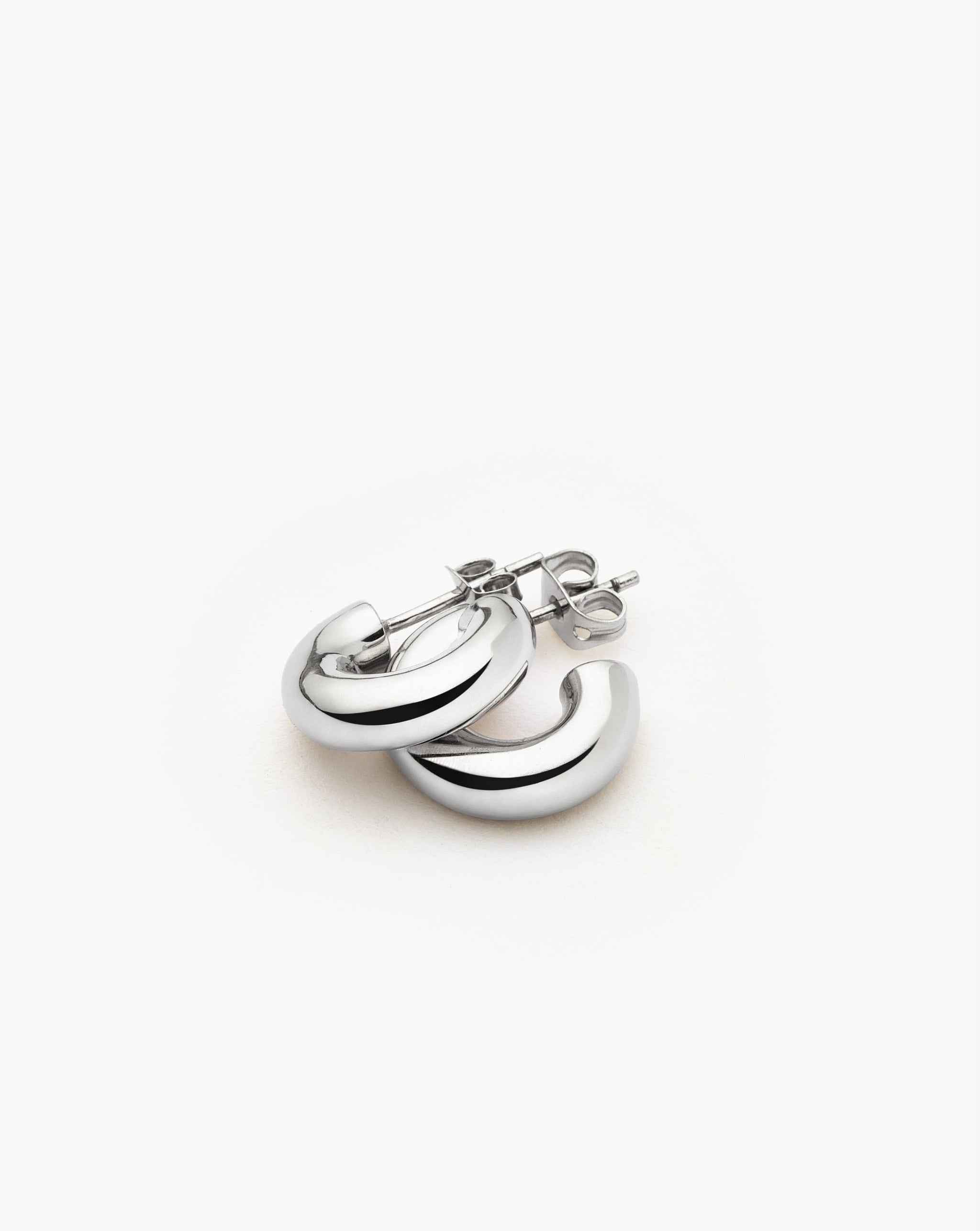 Chubby Mini Hoop Earrings | Sterling Silver Earrings Missoma
