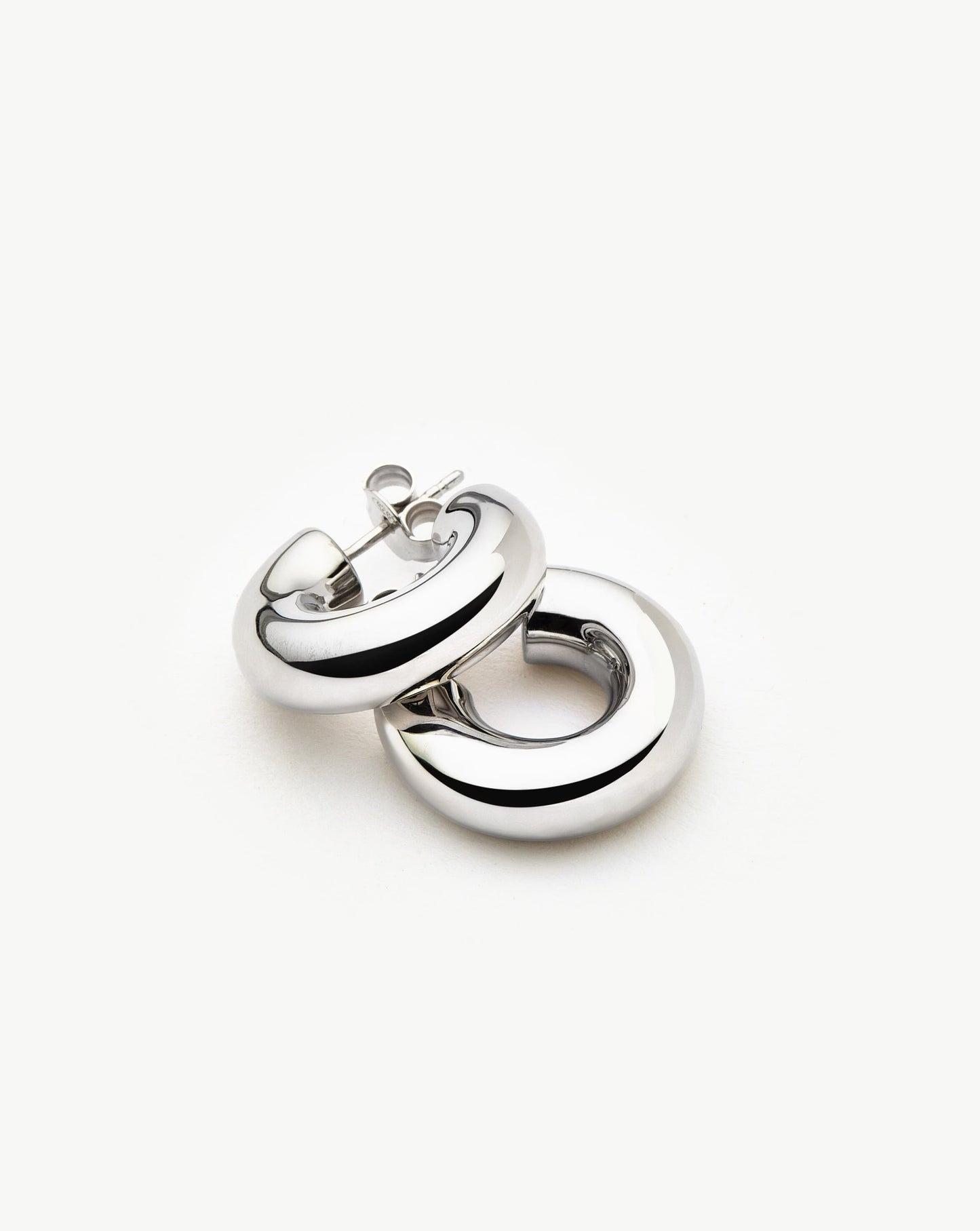 Chubby Small Hoop Earrings | Sterling Silver Earrings Missoma