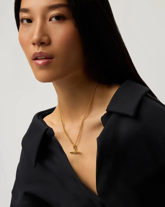 Chunky T-Bar Chain Necklace | 18k Gold Plated Necklaces Missoma