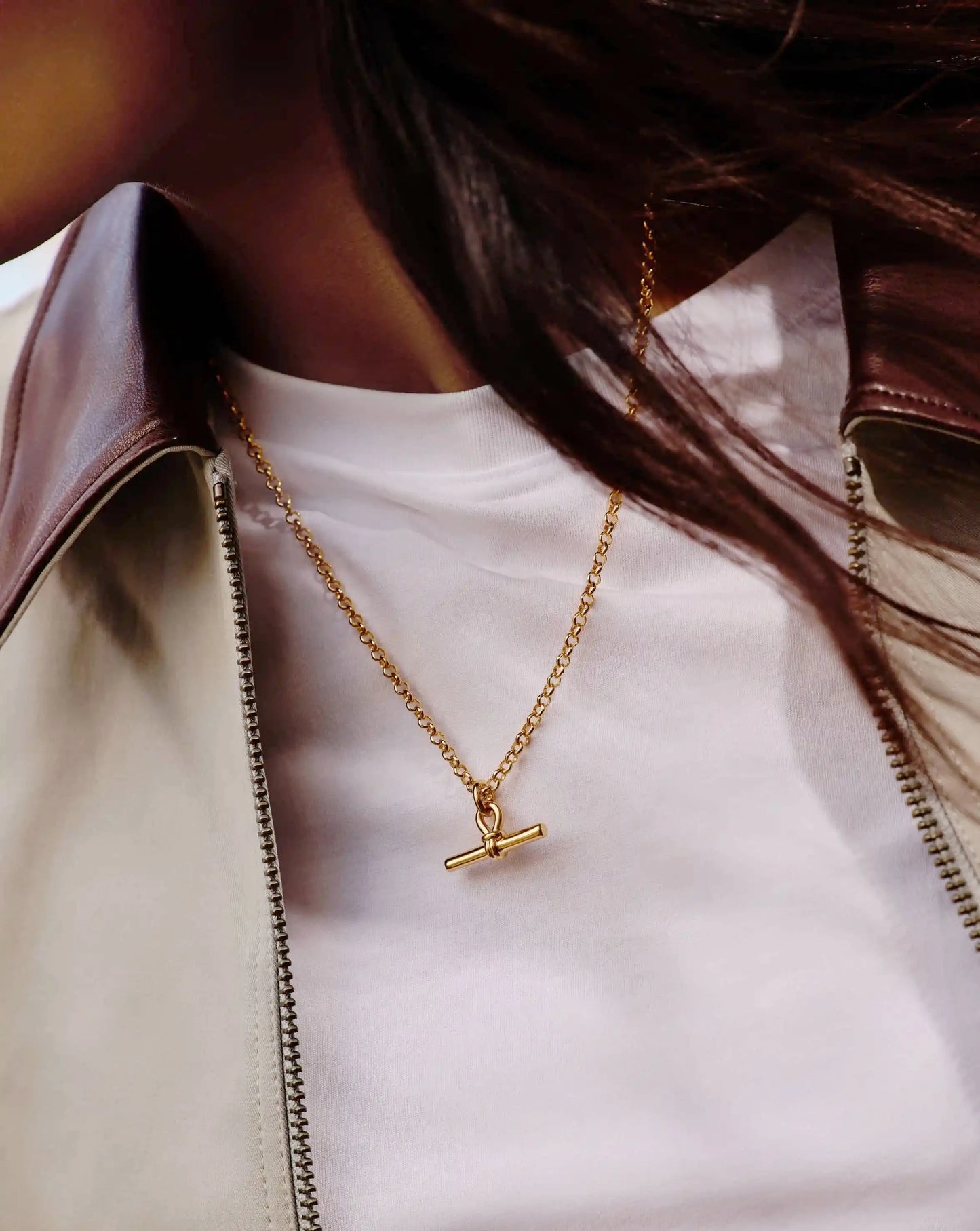 Chunky T-Bar Chain Necklace | 18k Gold Plated Necklaces Missoma