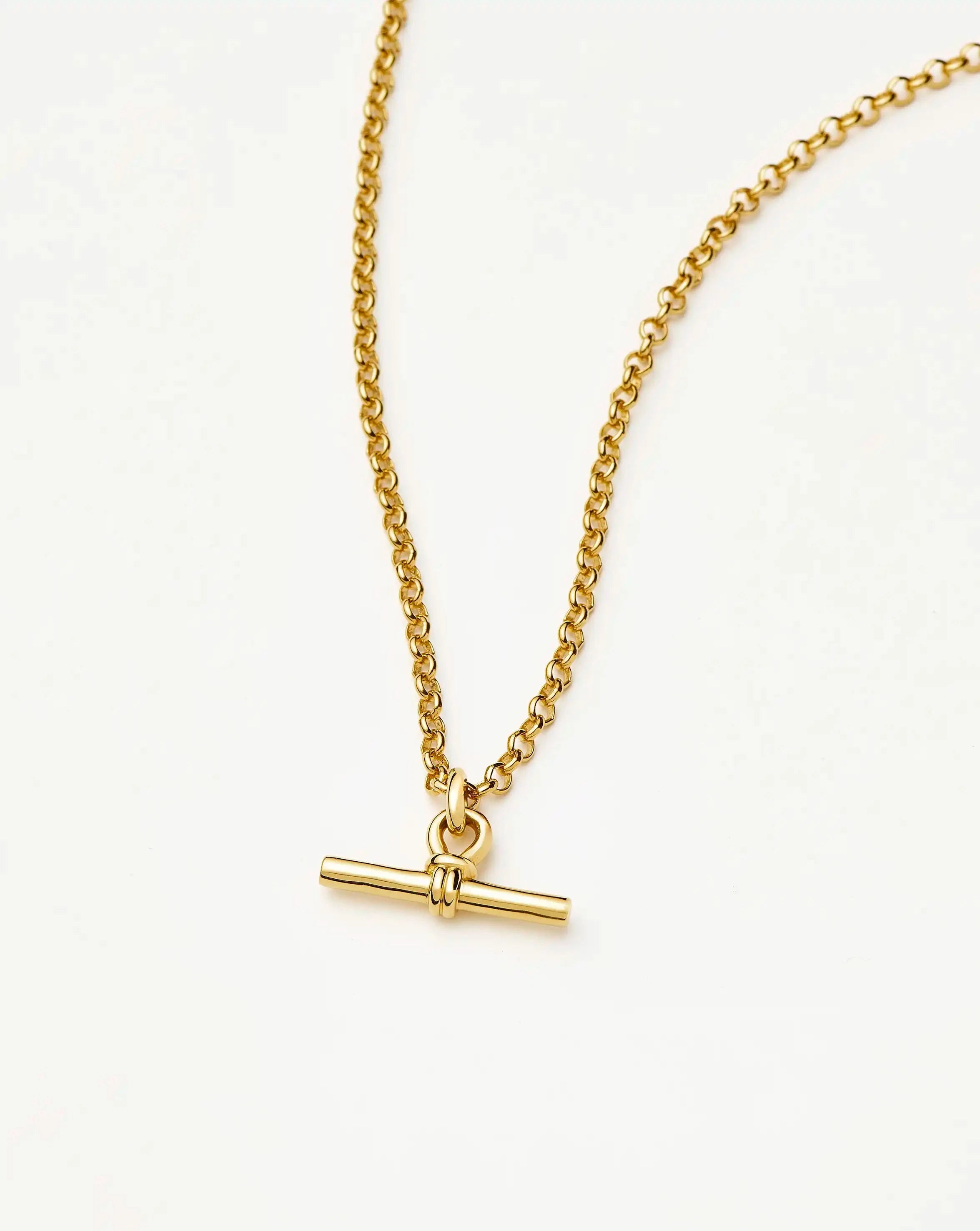 Chunky T-Bar Chain Necklace in Gold | Missoma US