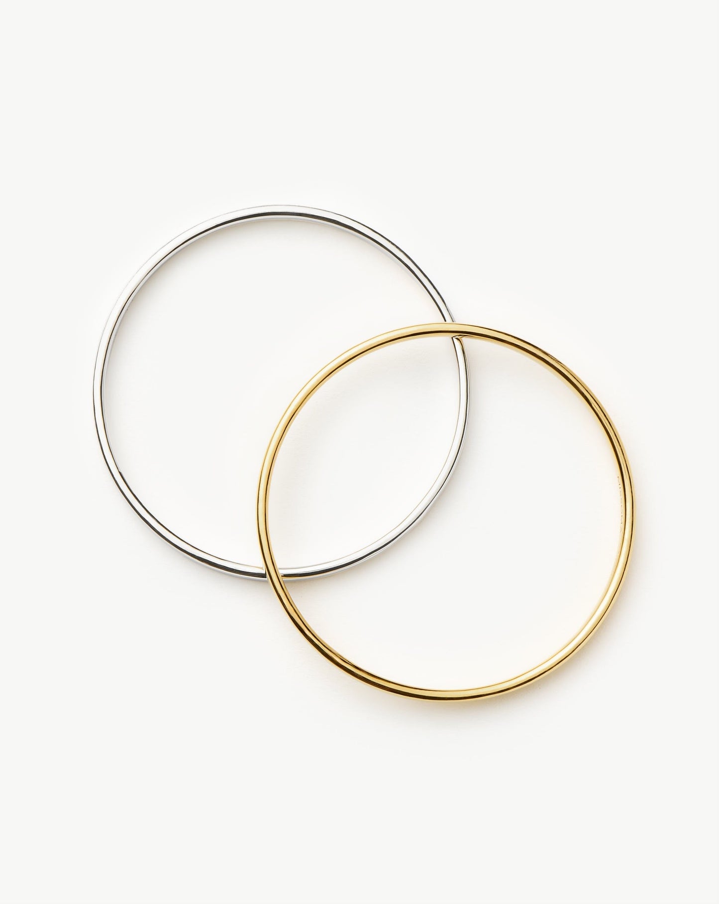 Classic Bangle Bracelet Set | Mixed Metal Bracelets Missoma