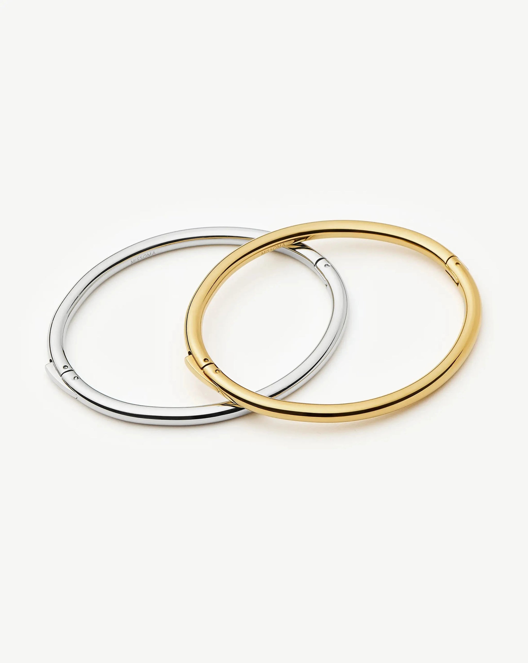 Classic Bangle Set | Mixed Metal Bracelets Missoma