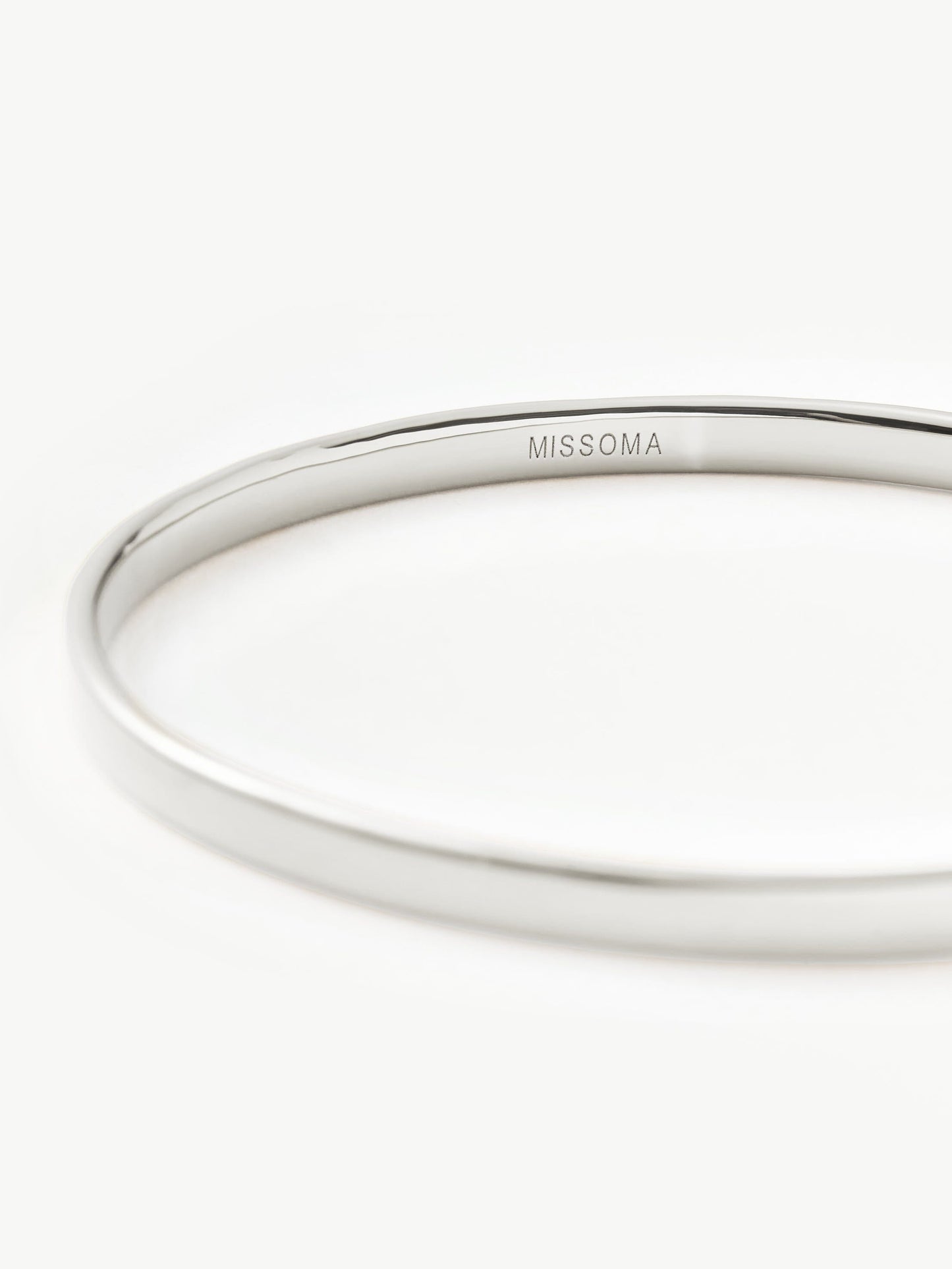 Classic Bangle | Silver Plated Bracelets Missoma