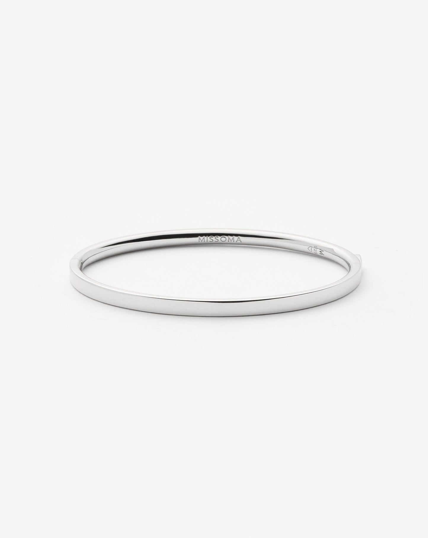 Classic Hinged Bangle | Sterling Silver Bracelets Missoma