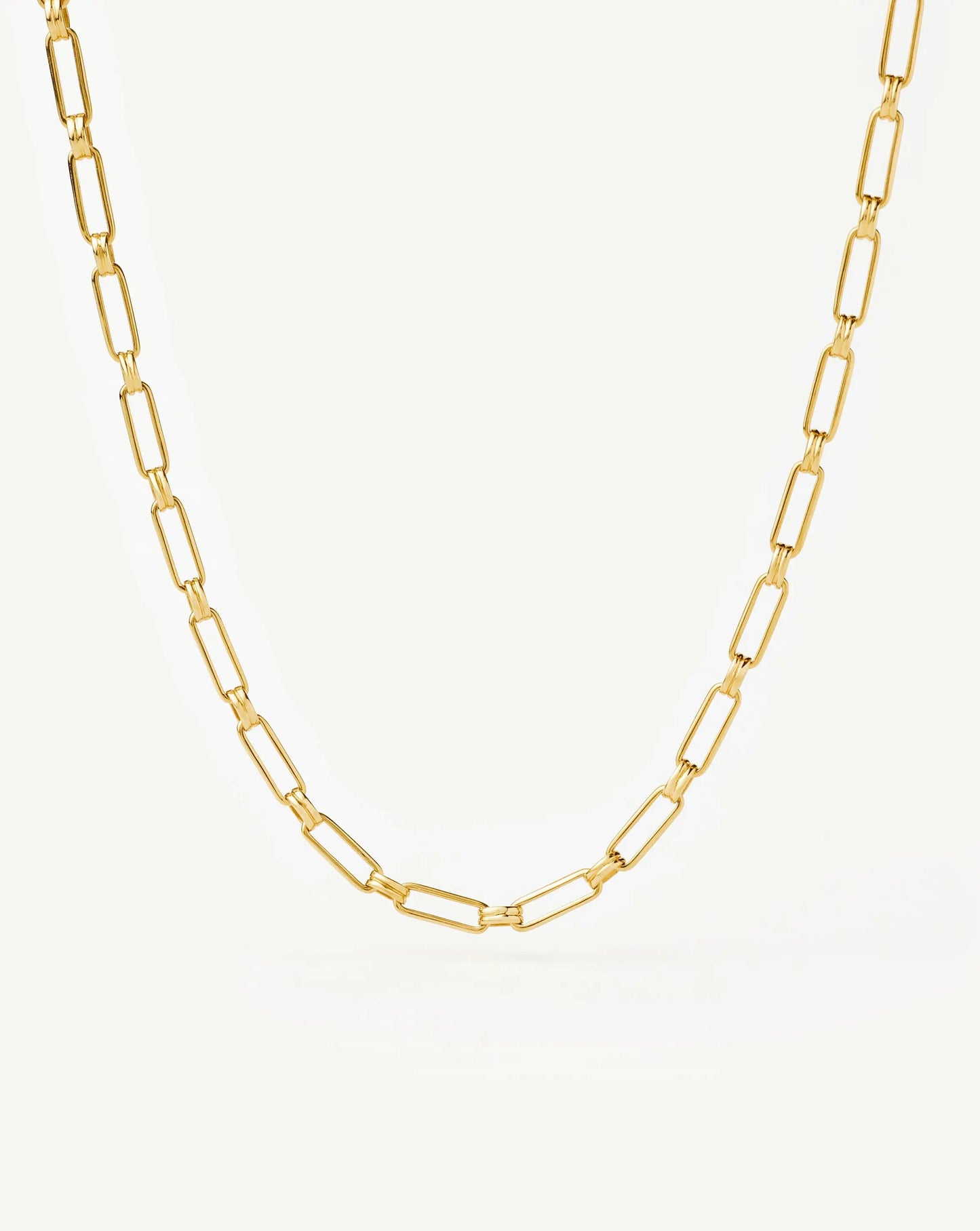 Classic Mini Short Paperclip Chain Necklace | 18k Gold Plated Necklaces Missoma