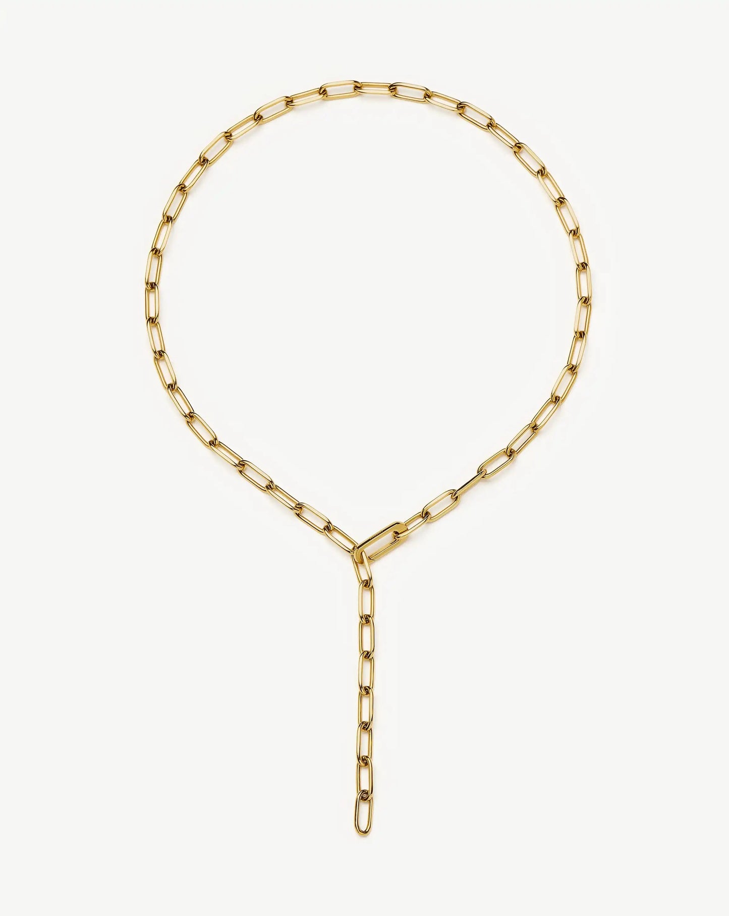 Classic Paperclip Chain Necklace | 18k Gold Plated Necklaces Missoma