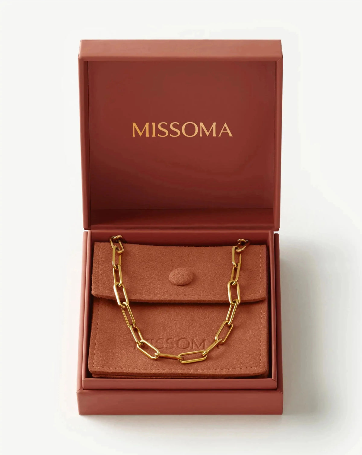 Classic Paperclip Chain Necklace | 18k Gold Plated Necklaces Missoma