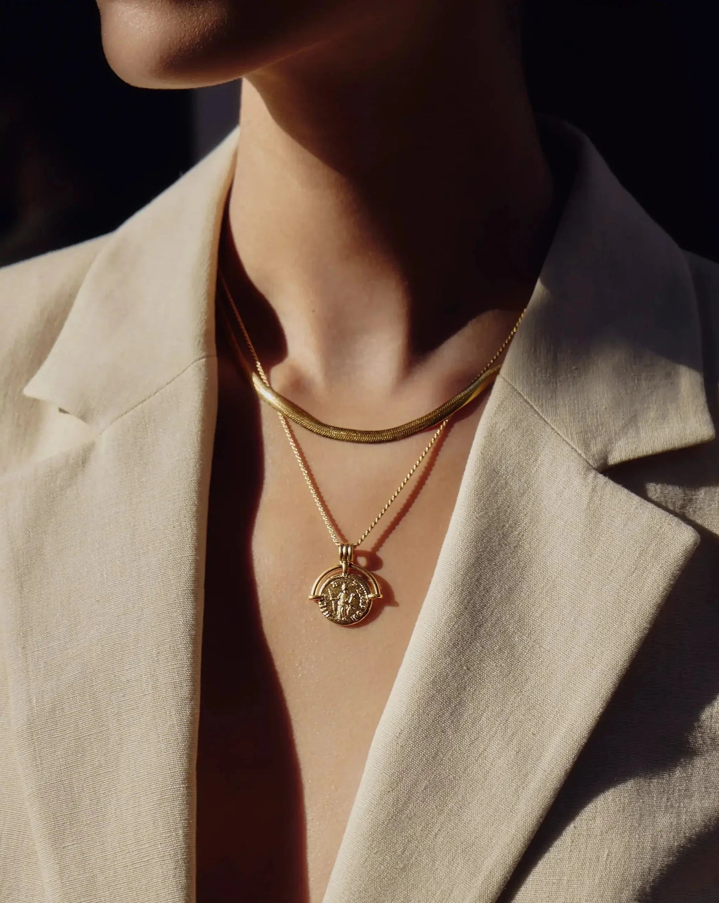 Classic Snake Chain Necklace | 18k Gold Plated Necklaces Missoma