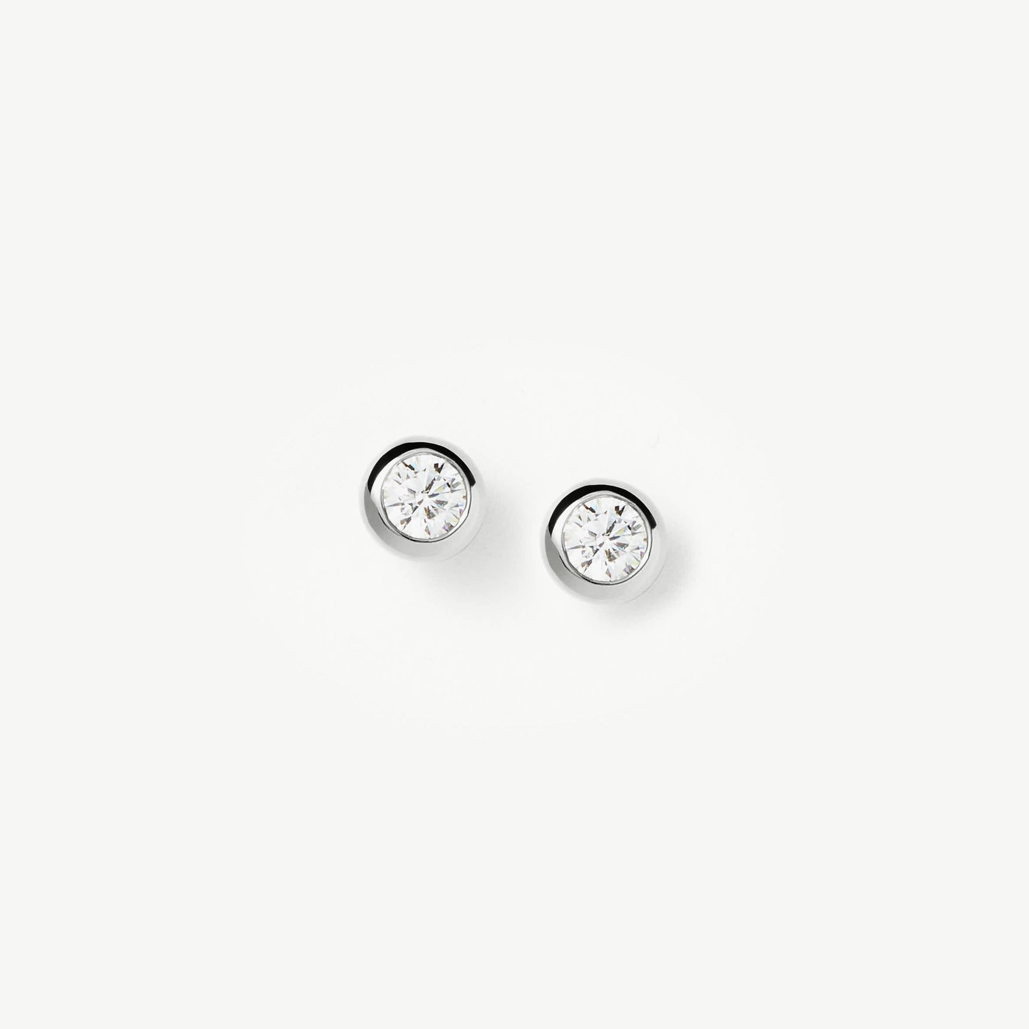 Classic Stone Stud Earrings | Sterling Silver Earrings Missoma
