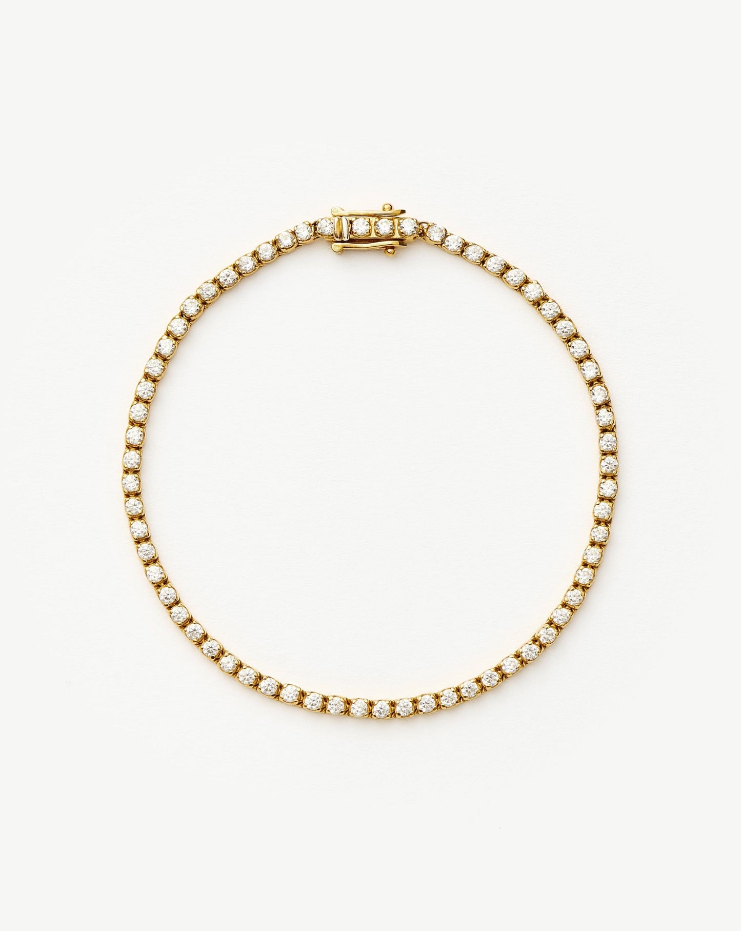 Classic Tennis Bracelet | 18k Gold Vermeil Cubic Zirconia Bracelets Missoma