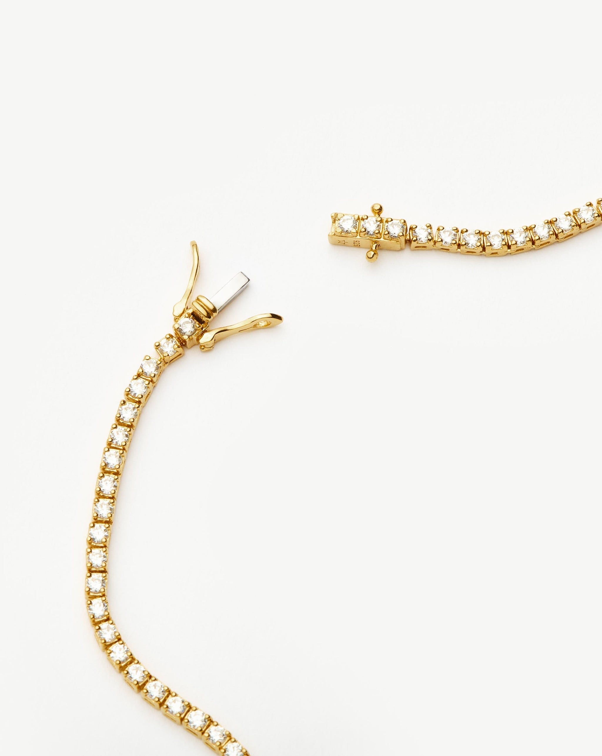 Classic Tennis Necklace | 18k Gold Vermeil Cubic Zirconia Necklaces Missoma