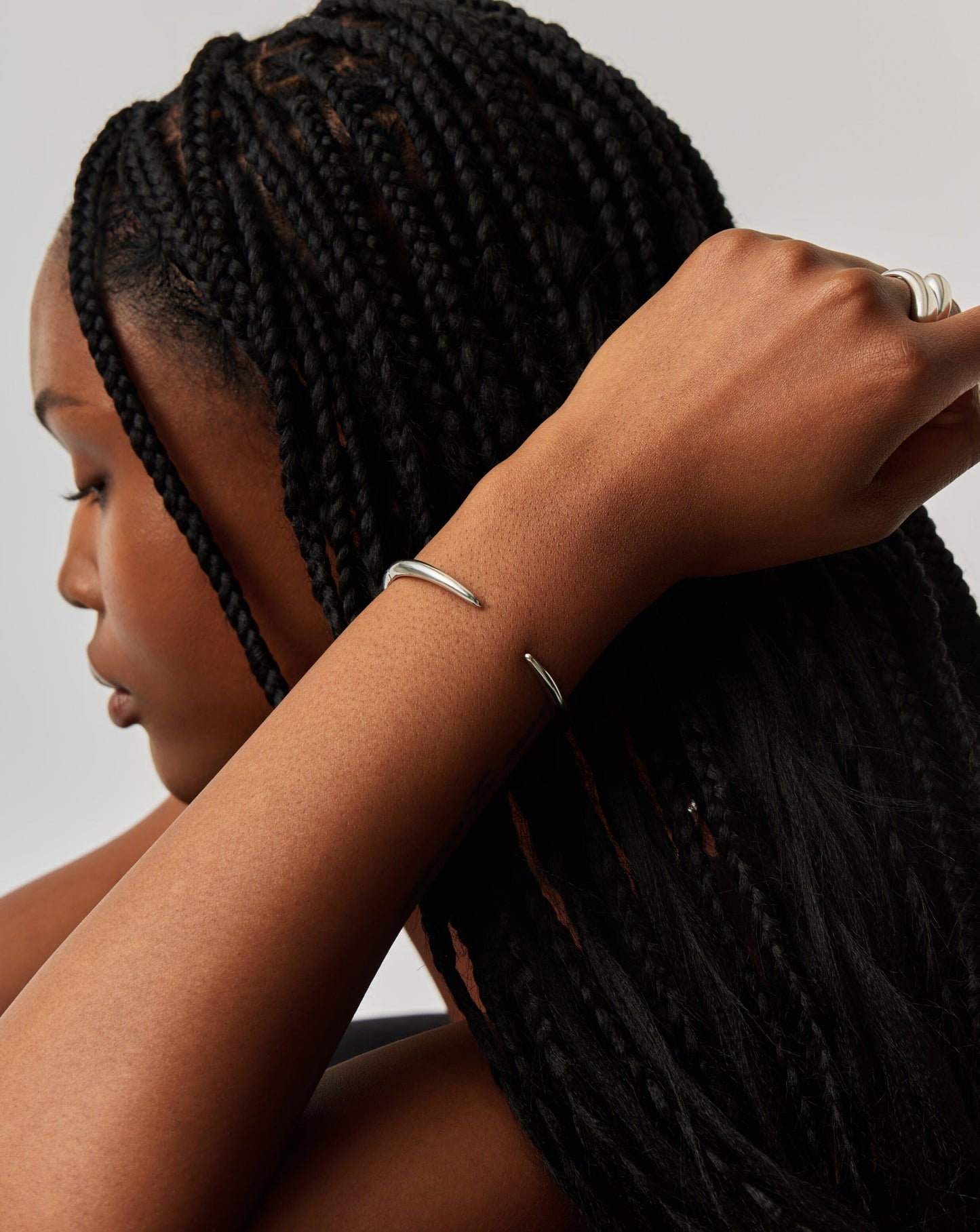 Claw Cuff | Silver Plated Bracelets Missoma