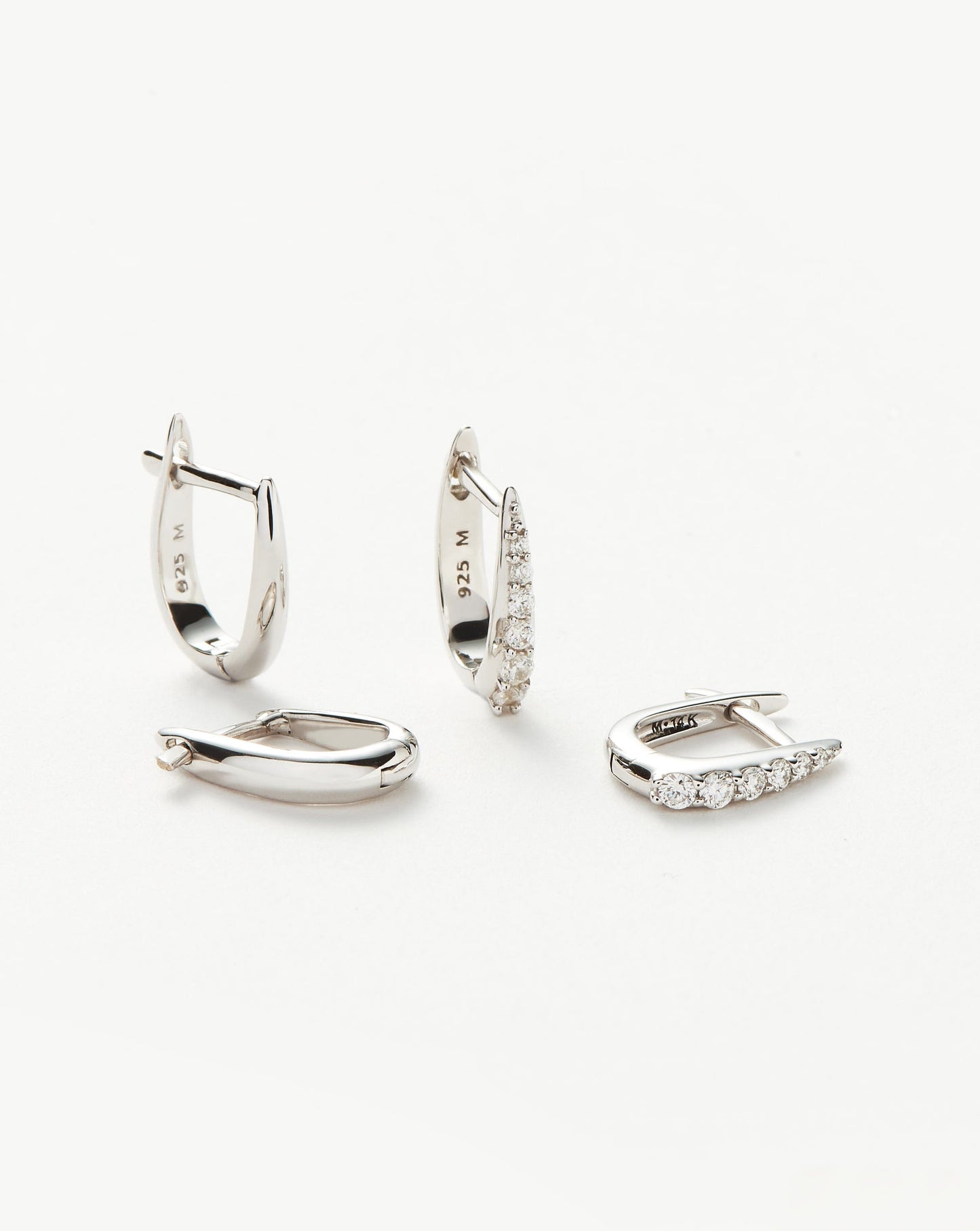 Claw Huggies Earring Set Layering Sets Missoma