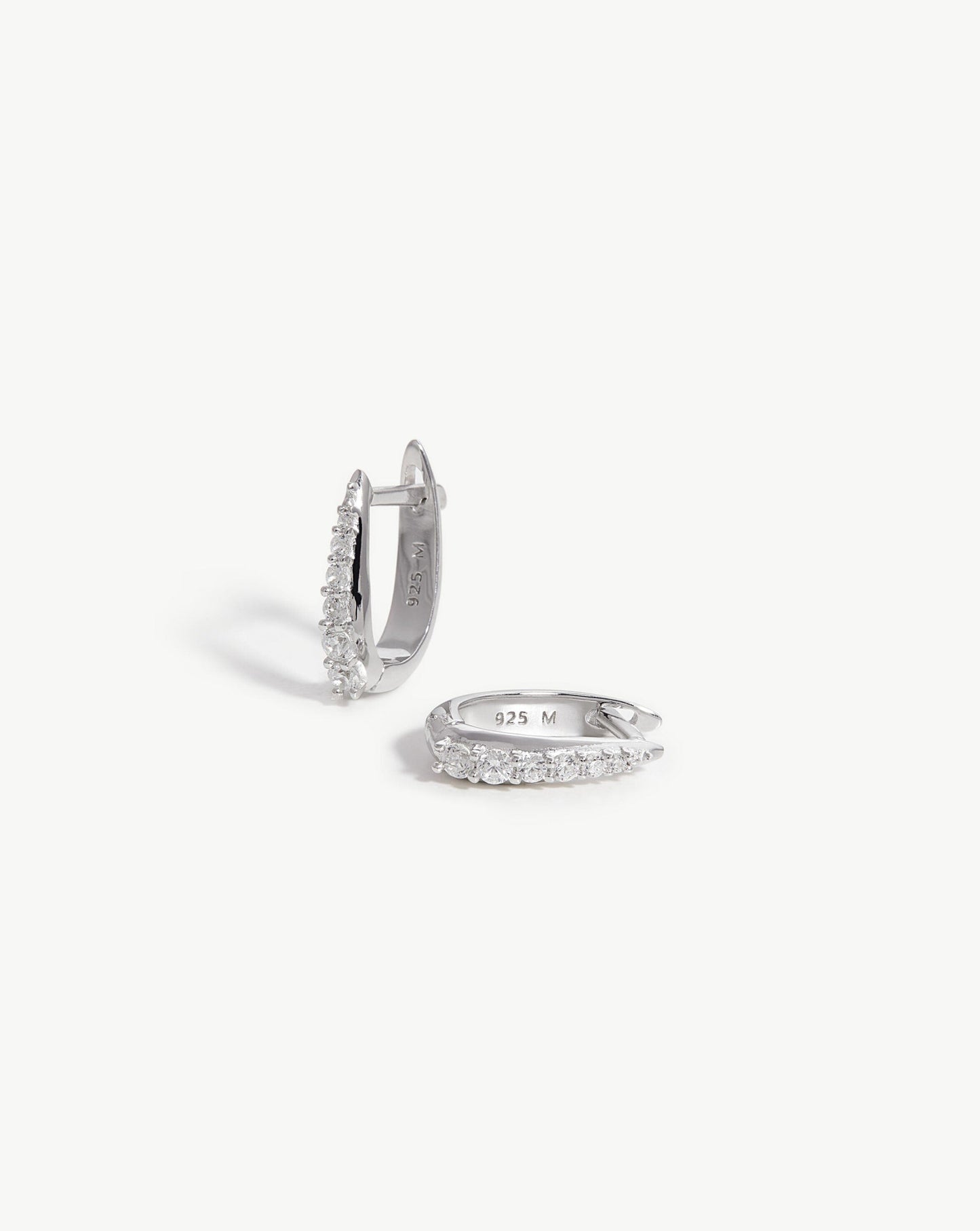 Claw Huggies | Sterling Silver/Pavé Earrings Missoma