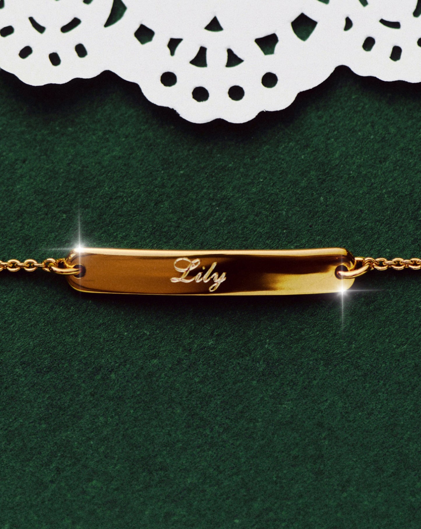 Engravable Bar Chain Bracelet | 18k Gold Vermeil Bracelets Missoma