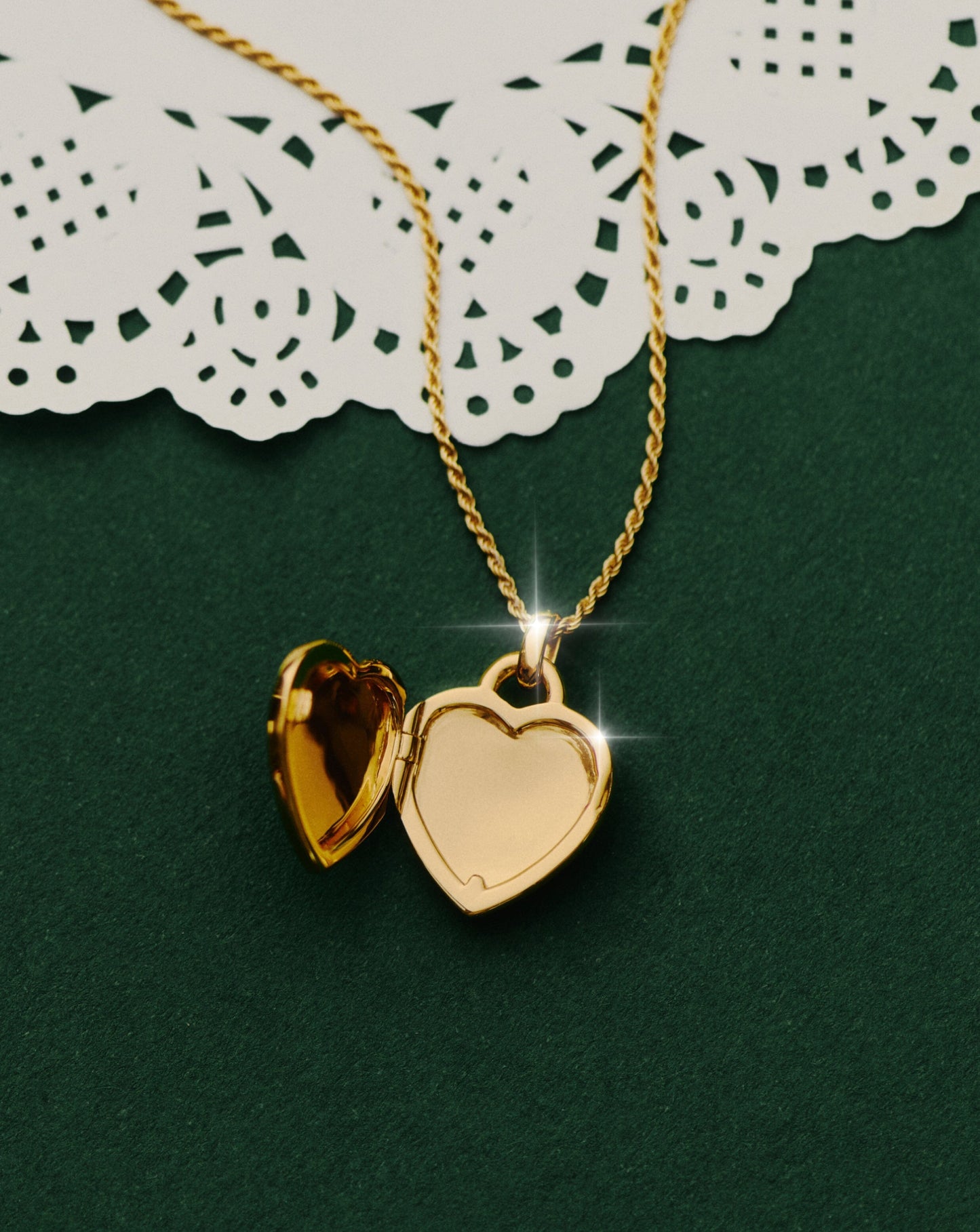 Engravable Heart Ridge Locket Pendant Necklace | 18k Gold Vermeil/Rainbow Moonstone Necklaces Missoma