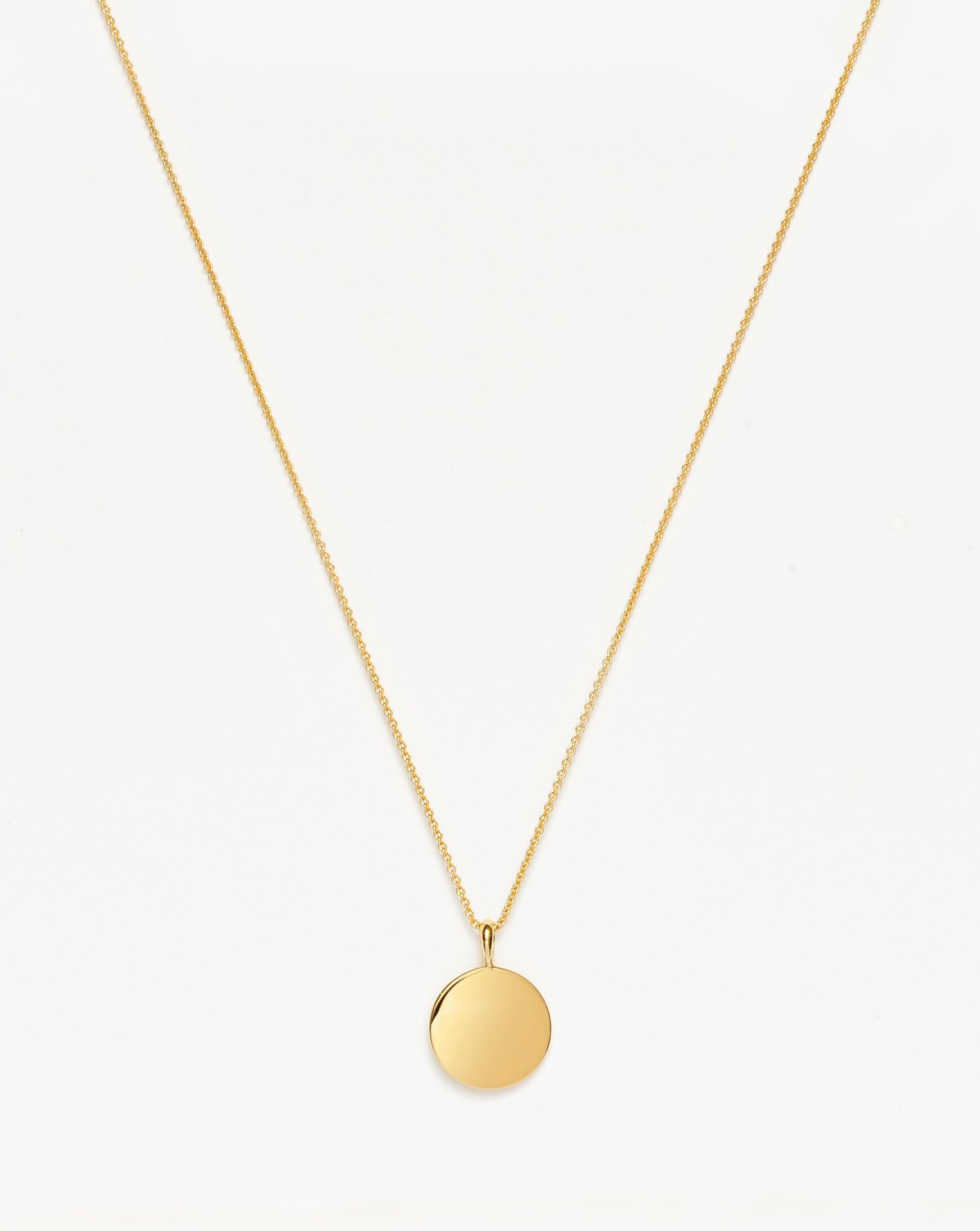 Engravable Round Necklace Necklaces Missoma