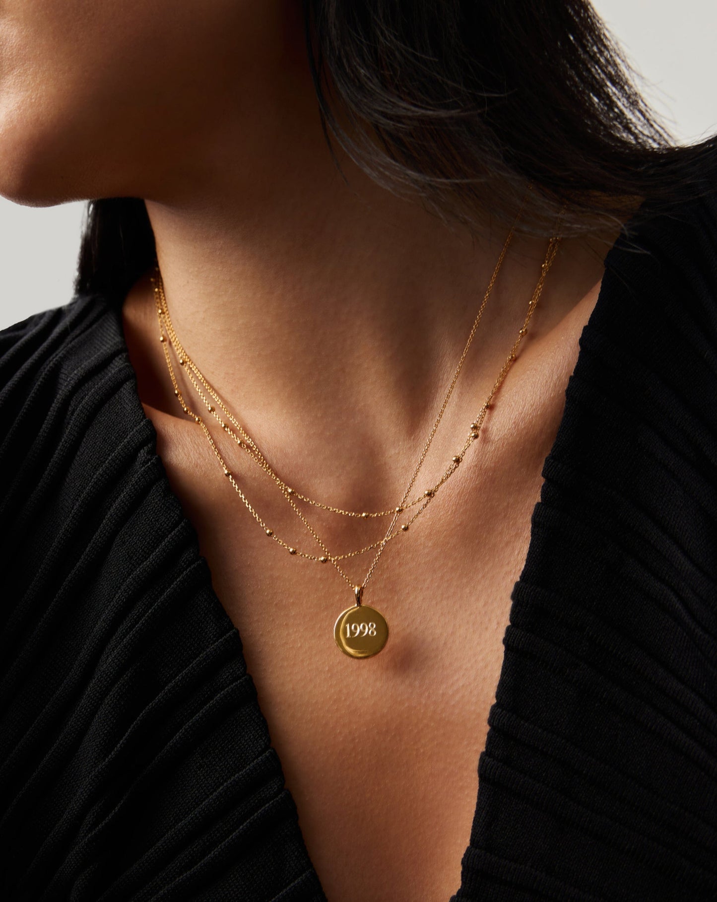 Engravable Round Necklace Necklaces Missoma