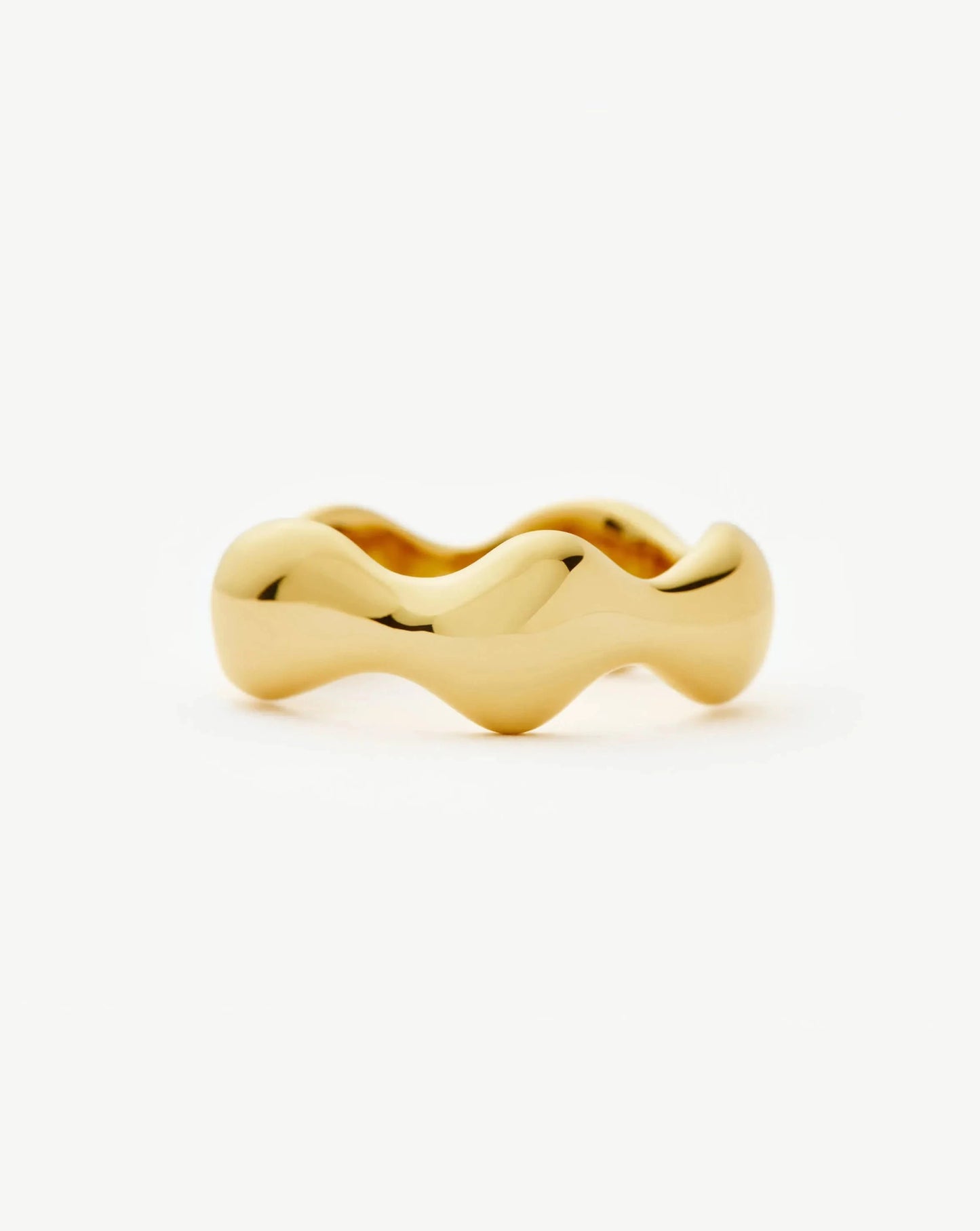Eny Puffy Stacking Ring | 18k Gold Plated Rings Missoma