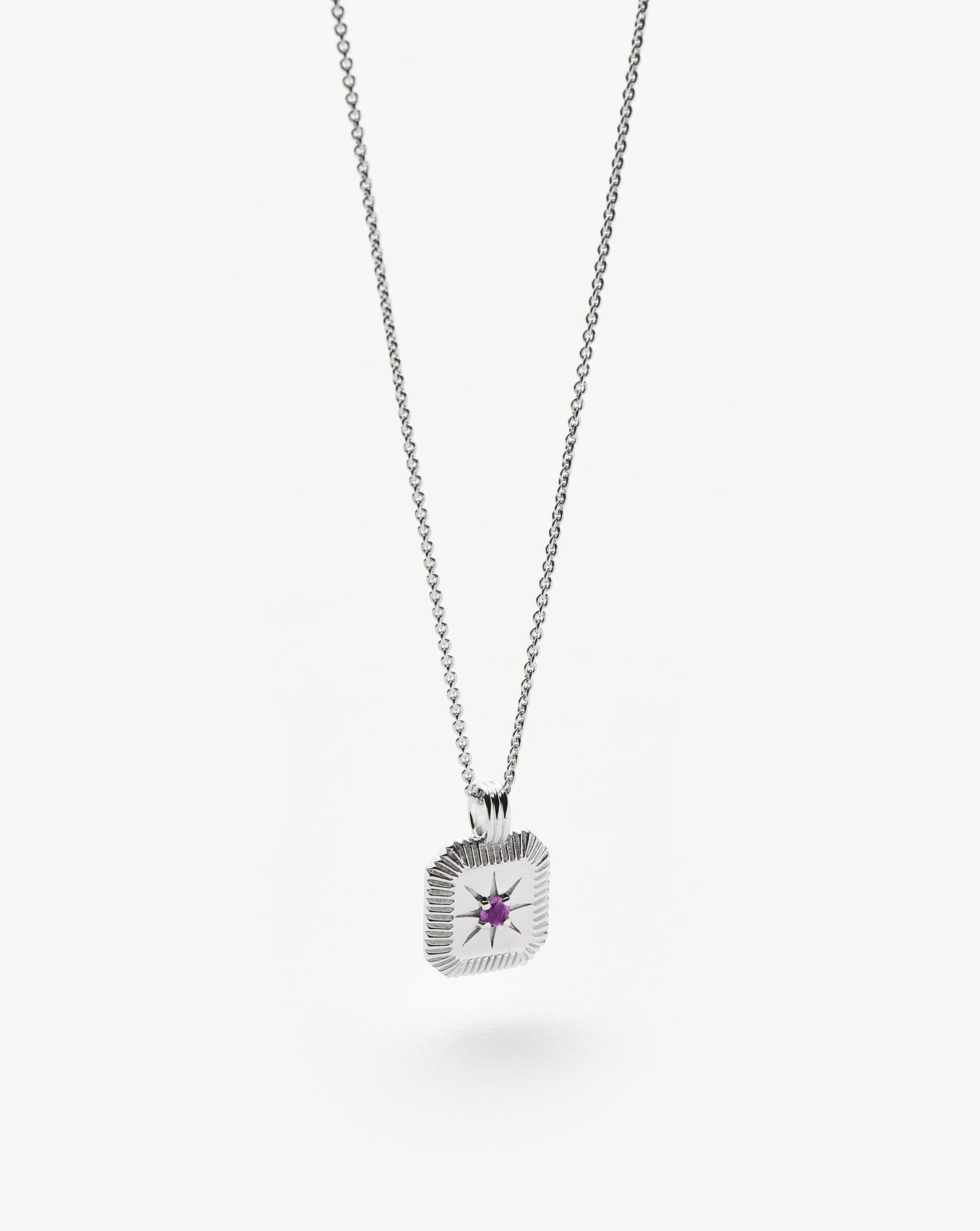 February Birthstone Pendant Necklace | Amethyst/February Necklaces Missoma