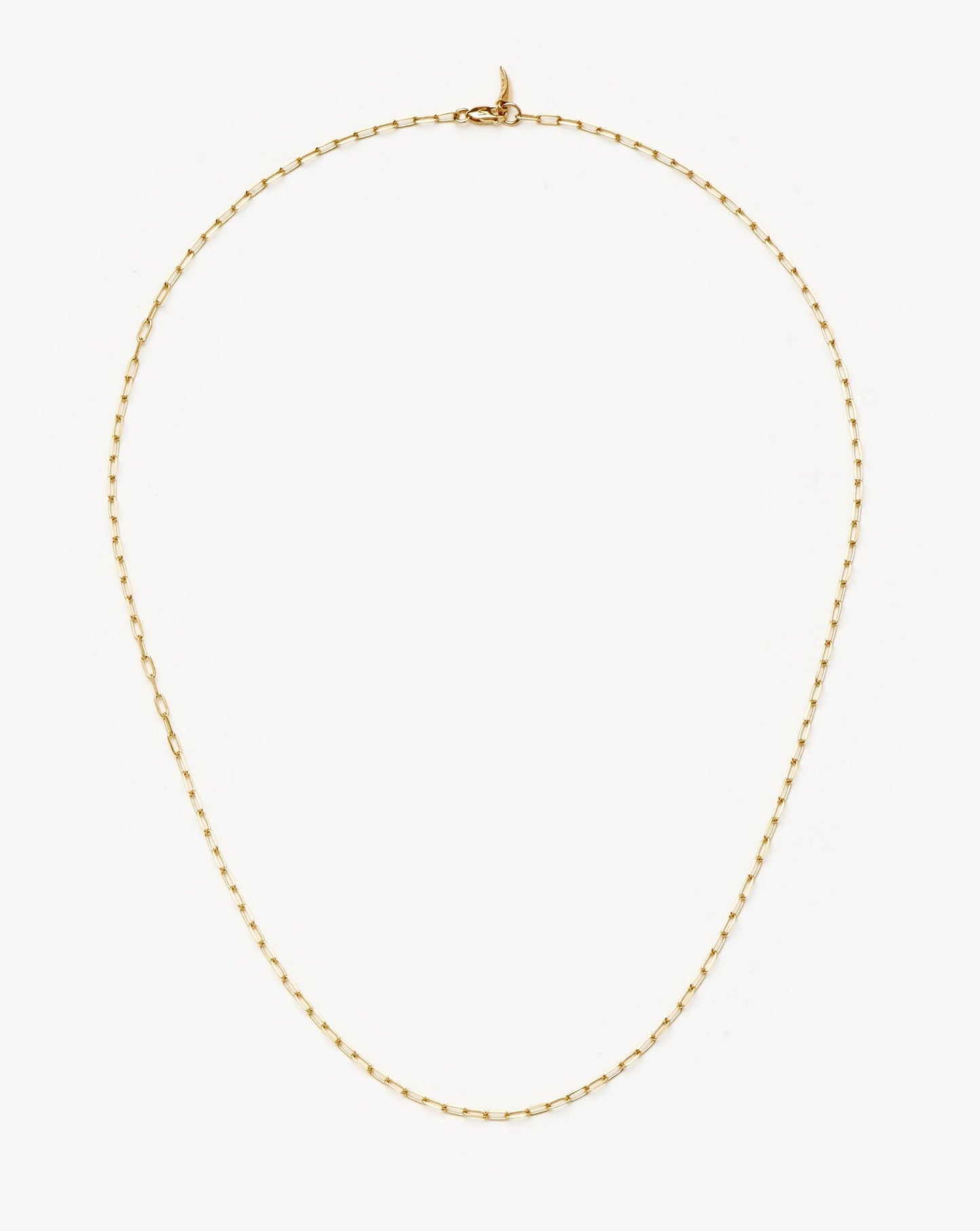 Fine Classic Paperclip Chain Necklace | 14k Solid Gold Necklaces Missoma