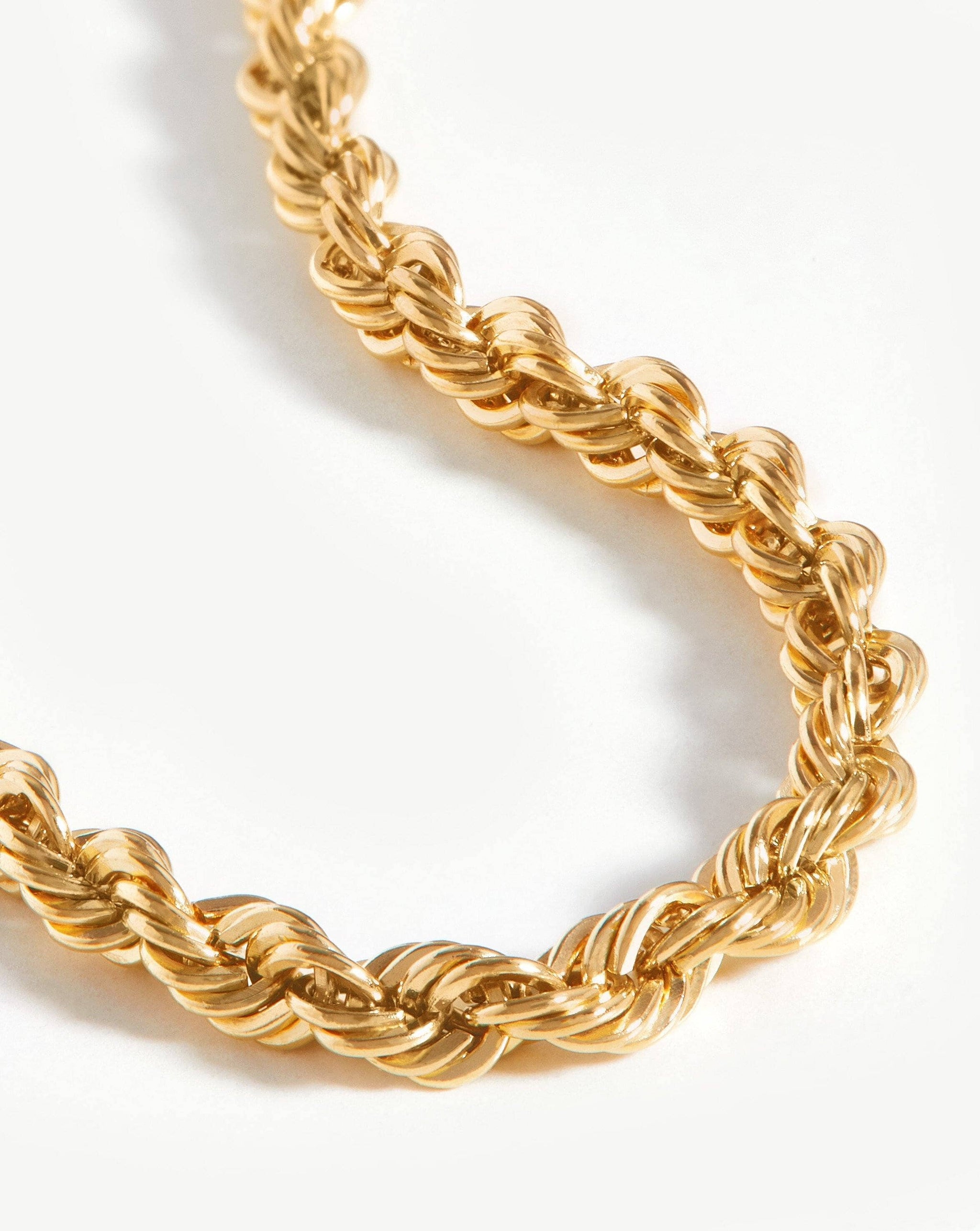 Fine Classic Rope Chain Bracelet Bracelets Missoma