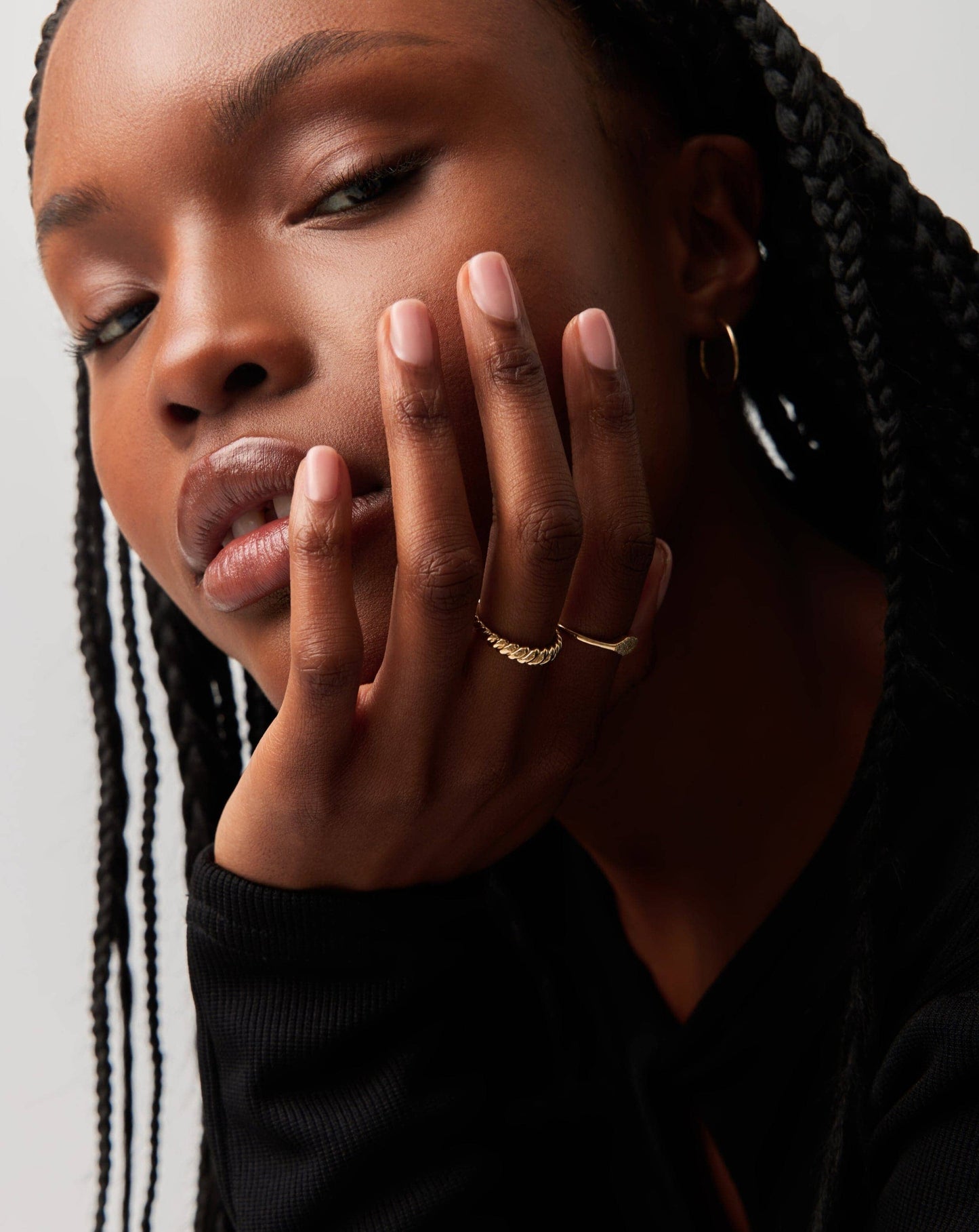 Fine Diamond Signet Ring | 14k Solid Gold/Diamond Rings Missoma