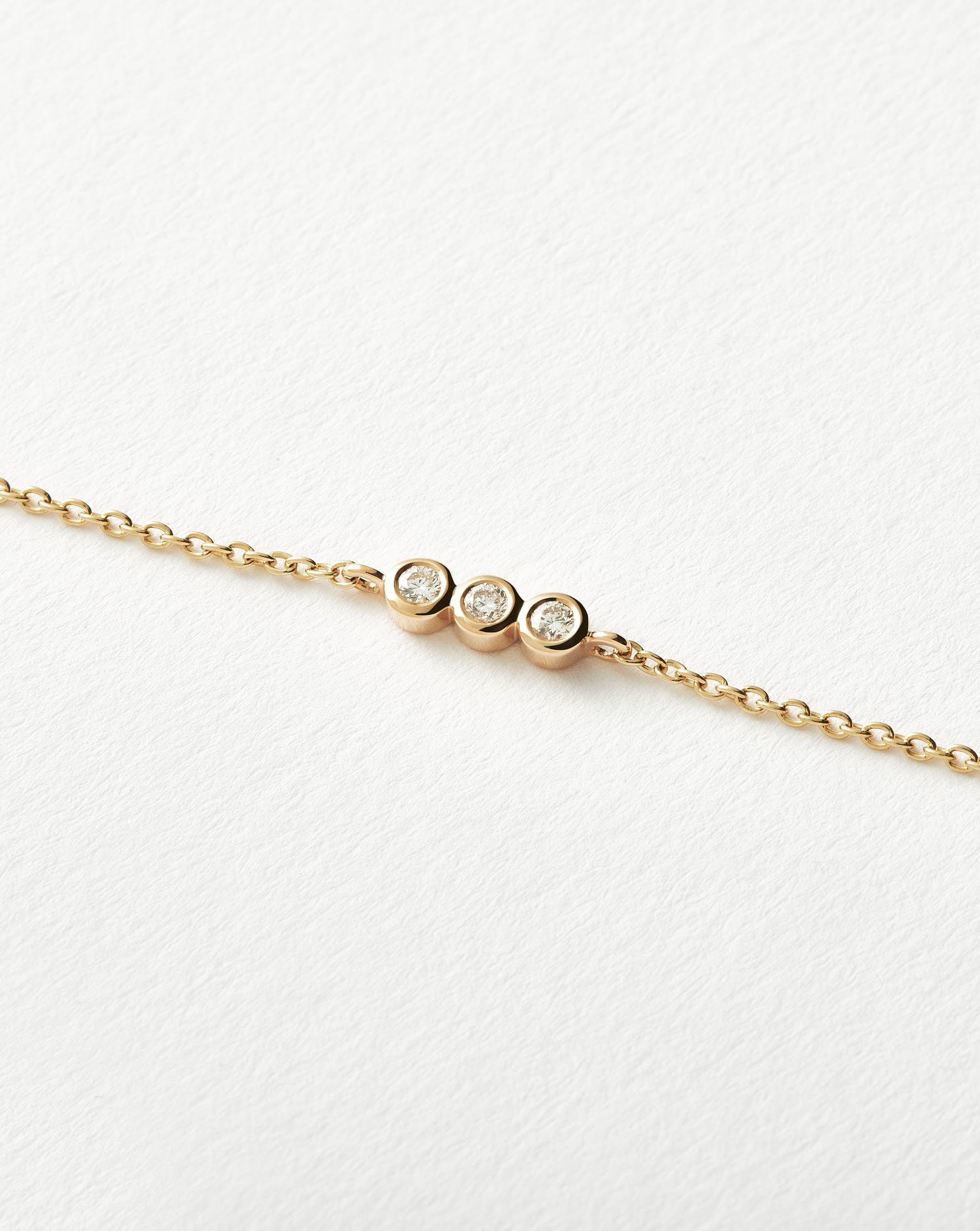 Fine Diamond Solitaire Trio Bracelet Bracelets Missoma