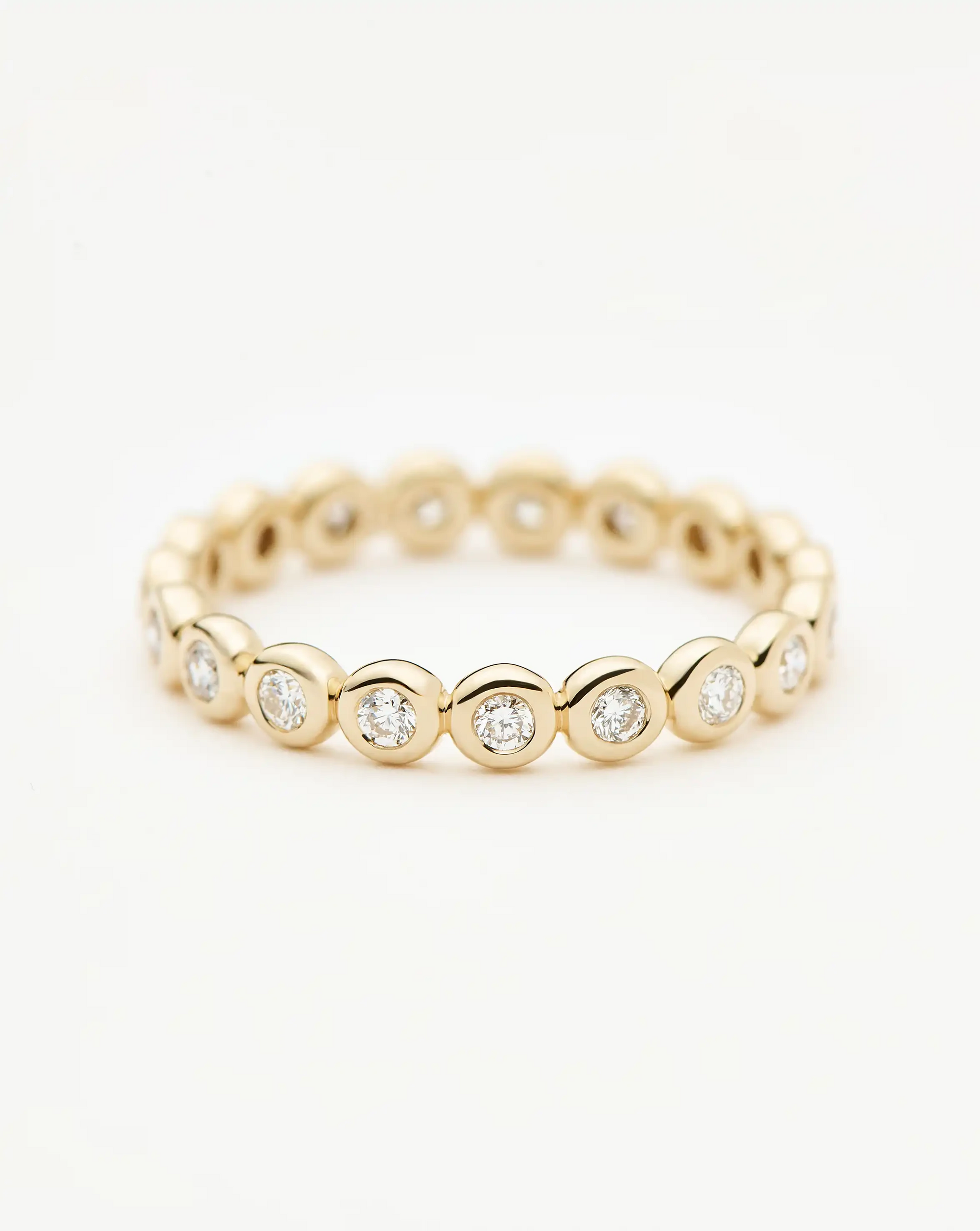 Fine Diamond Tennis Eternity Ring | 14k Solid Gold Rings Missoma