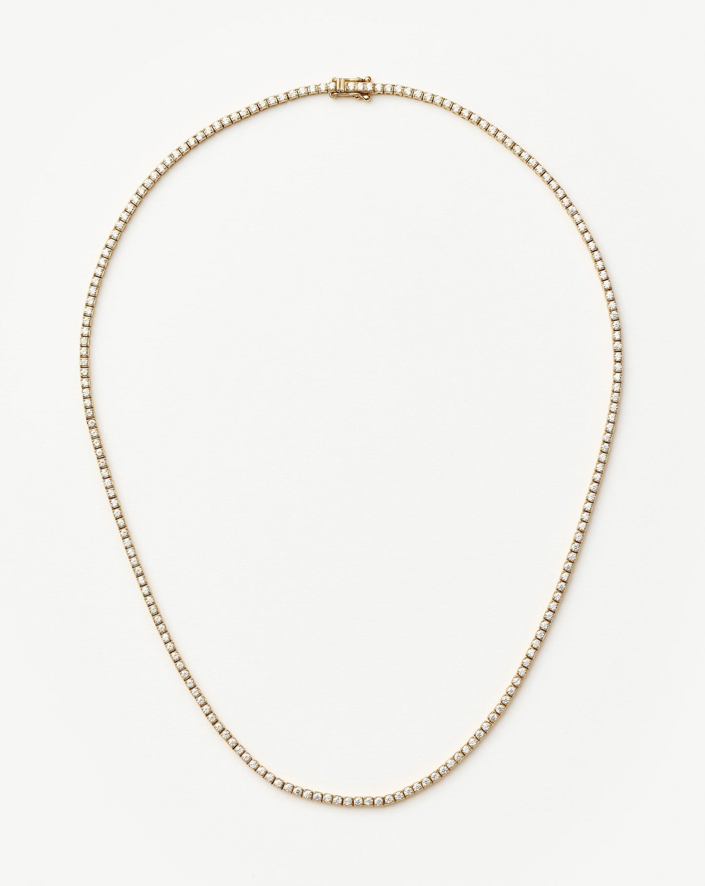 Fine Diamond Tennis Necklace | 14k Solid Gold Diamond Necklaces Missoma