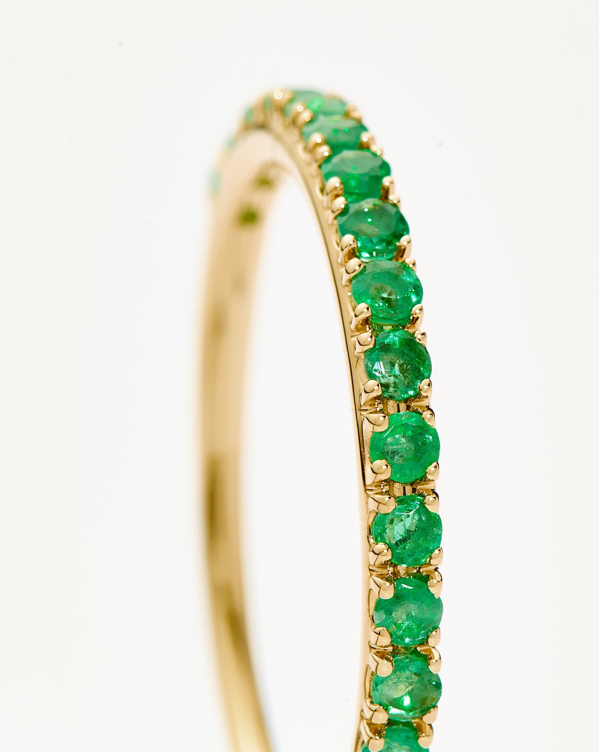 Fine Half Emerald Eternity Ring Rings Missoma