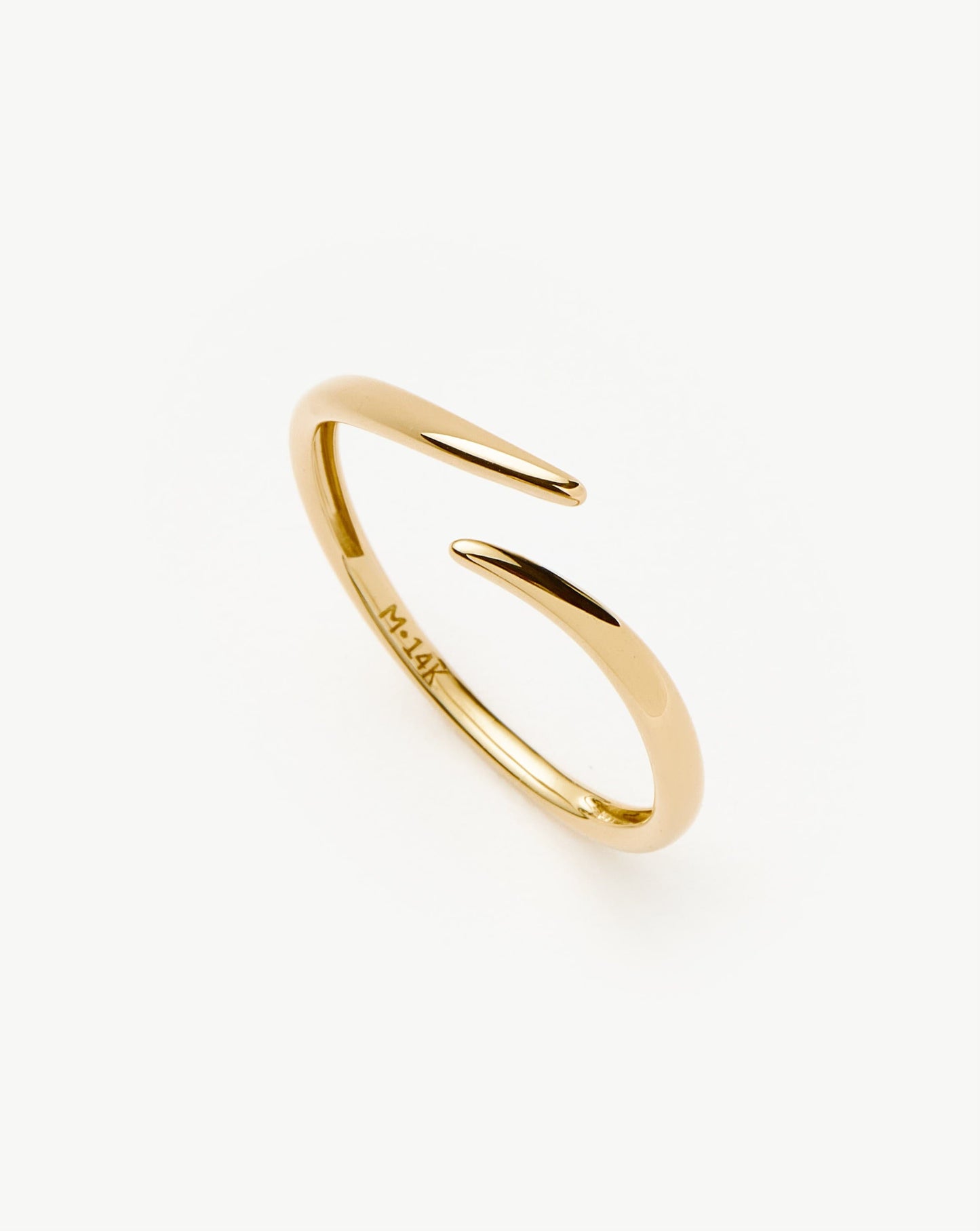 Fine Open Claw Ring | 14k Solid Gold Rings Missoma