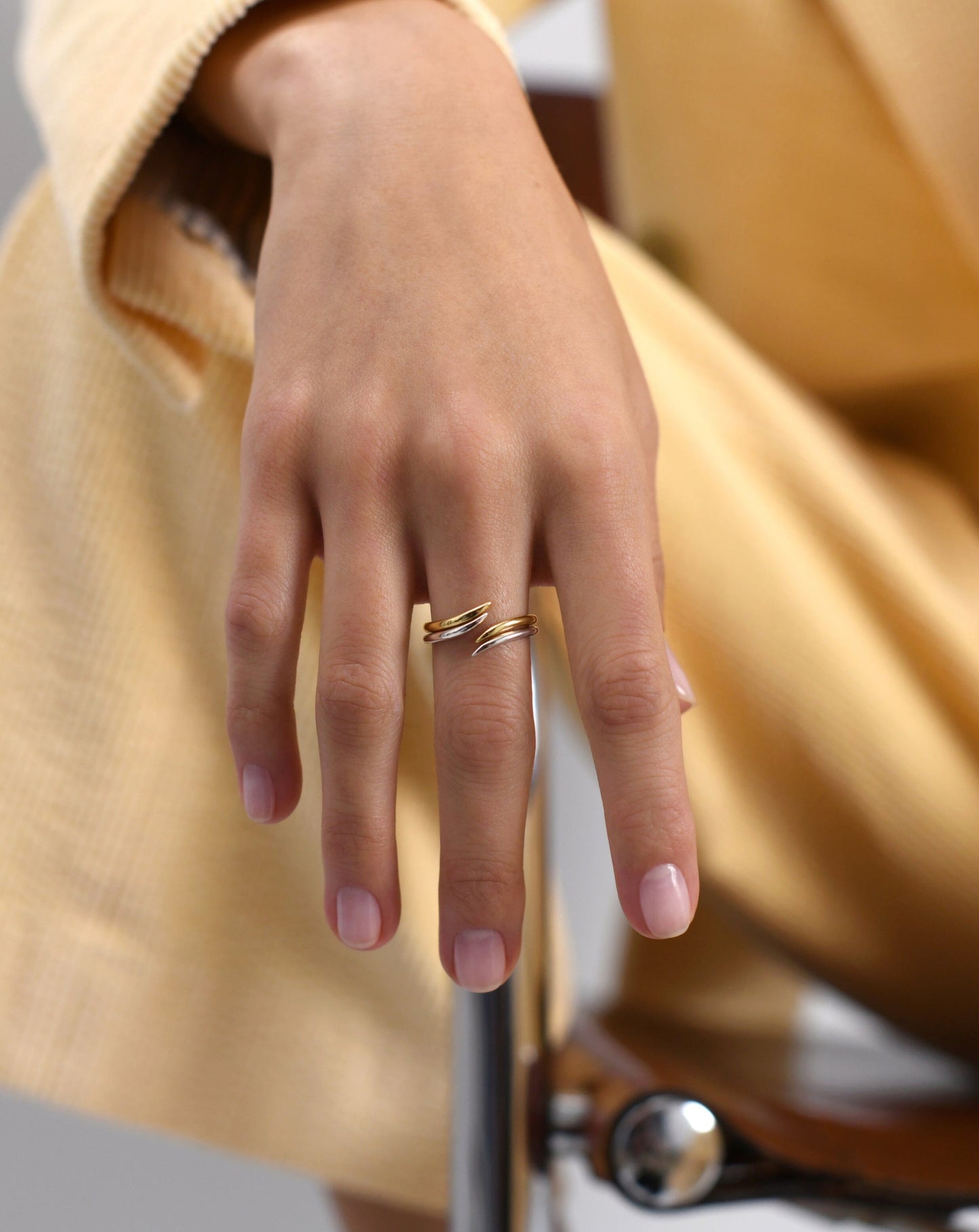 Fine Open Claw Ring | 14k Solid Gold Rings Missoma
