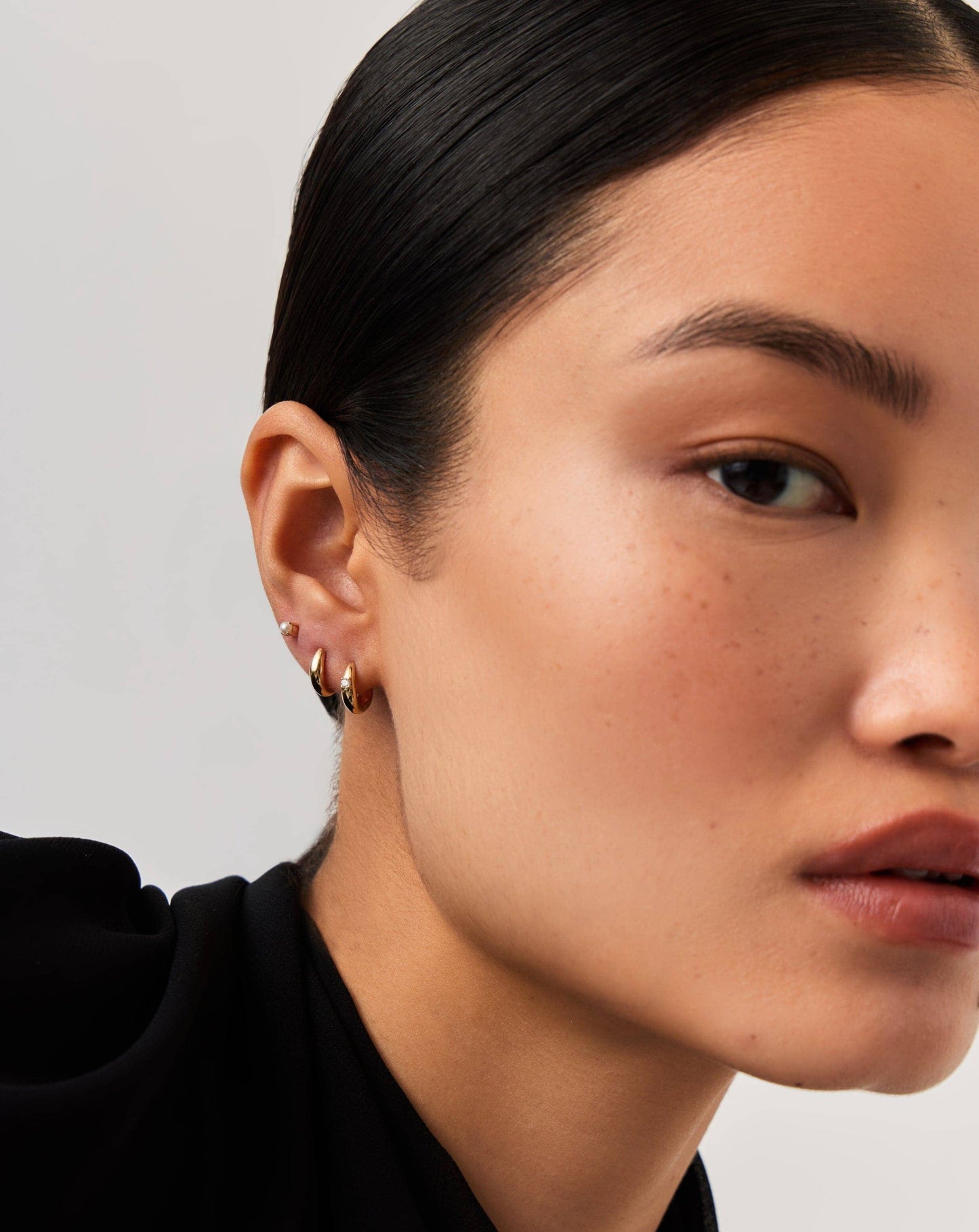 Fine Pearl Stud Earrings | 14k Solid Gold/Pearl Earrings Missoma