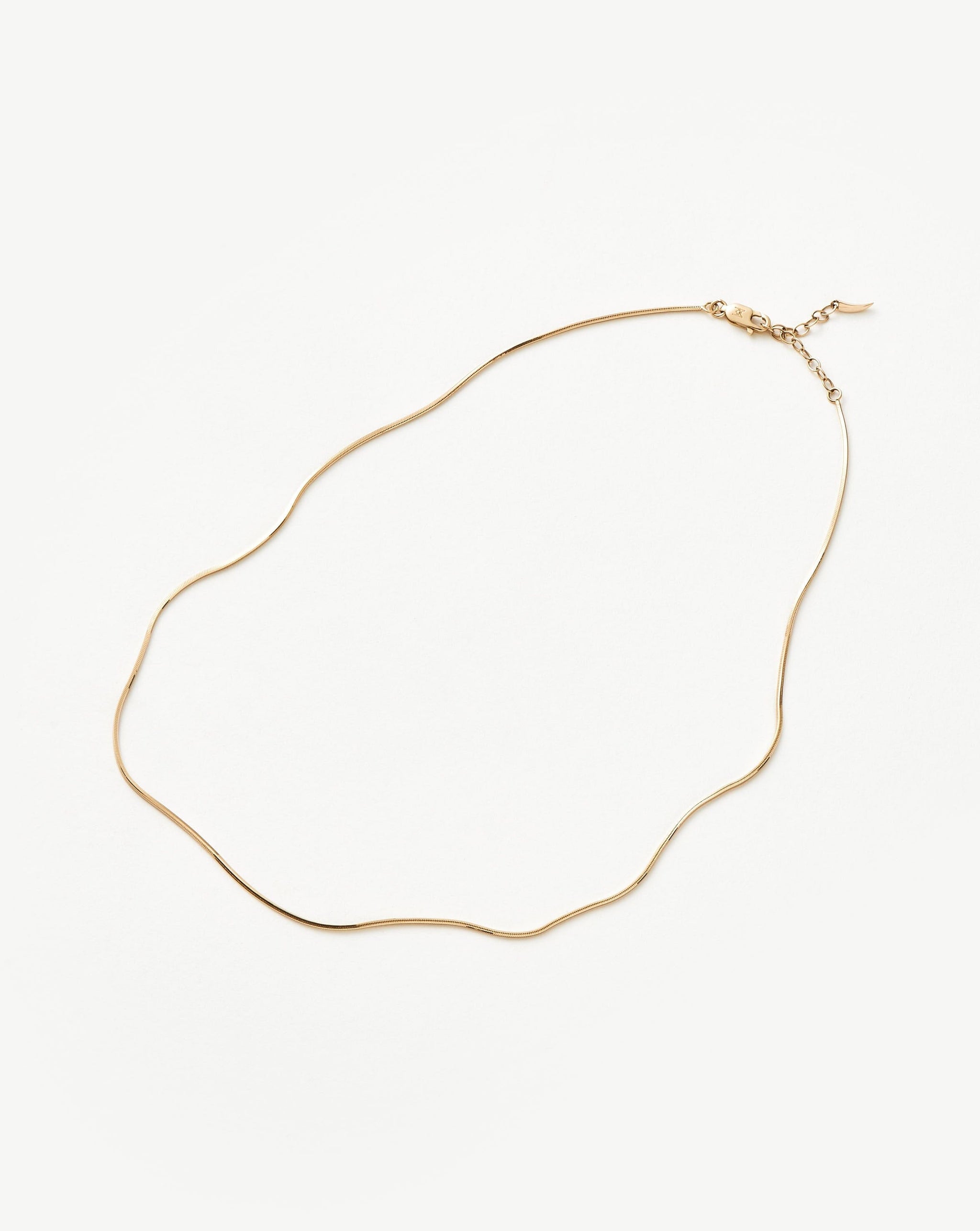 Fine Square Snake Chain Necklace Necklaces Missoma