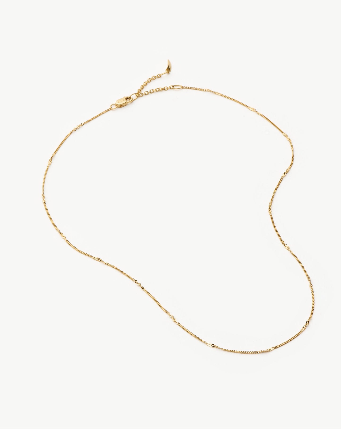 Fine Twisted Curb Chain Choker Necklaces Missoma