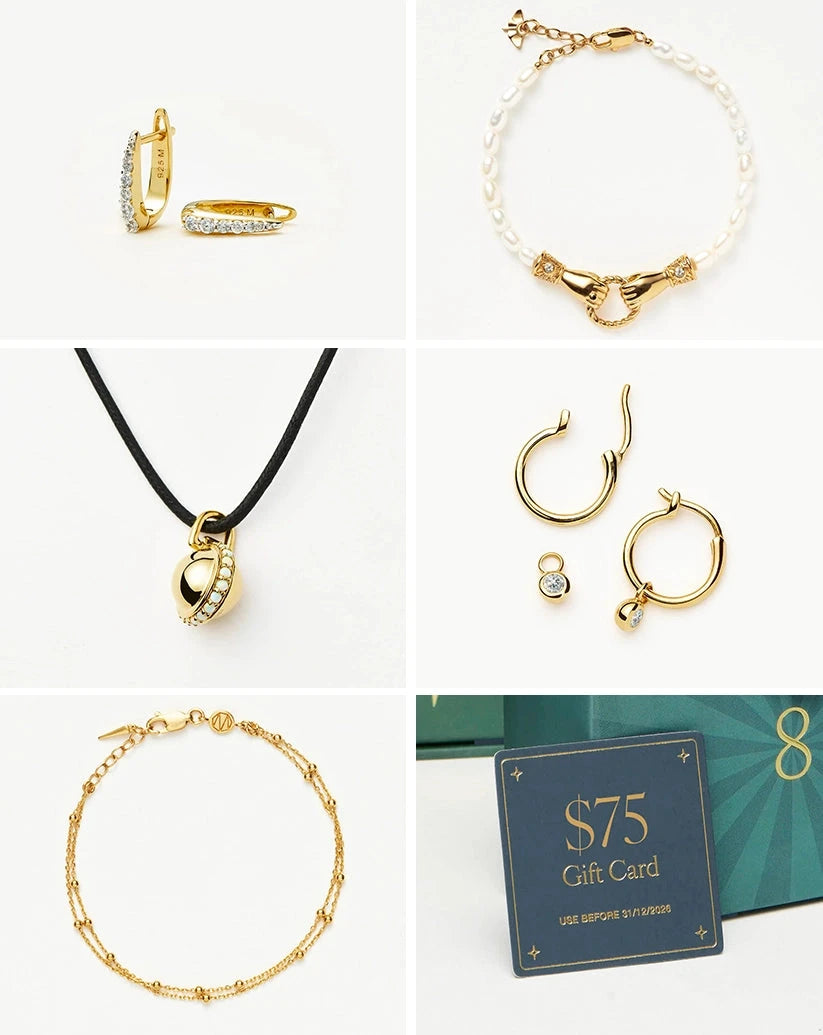 Gold Jewelry Advent Calendar | Gold Advent Calendar Missoma
