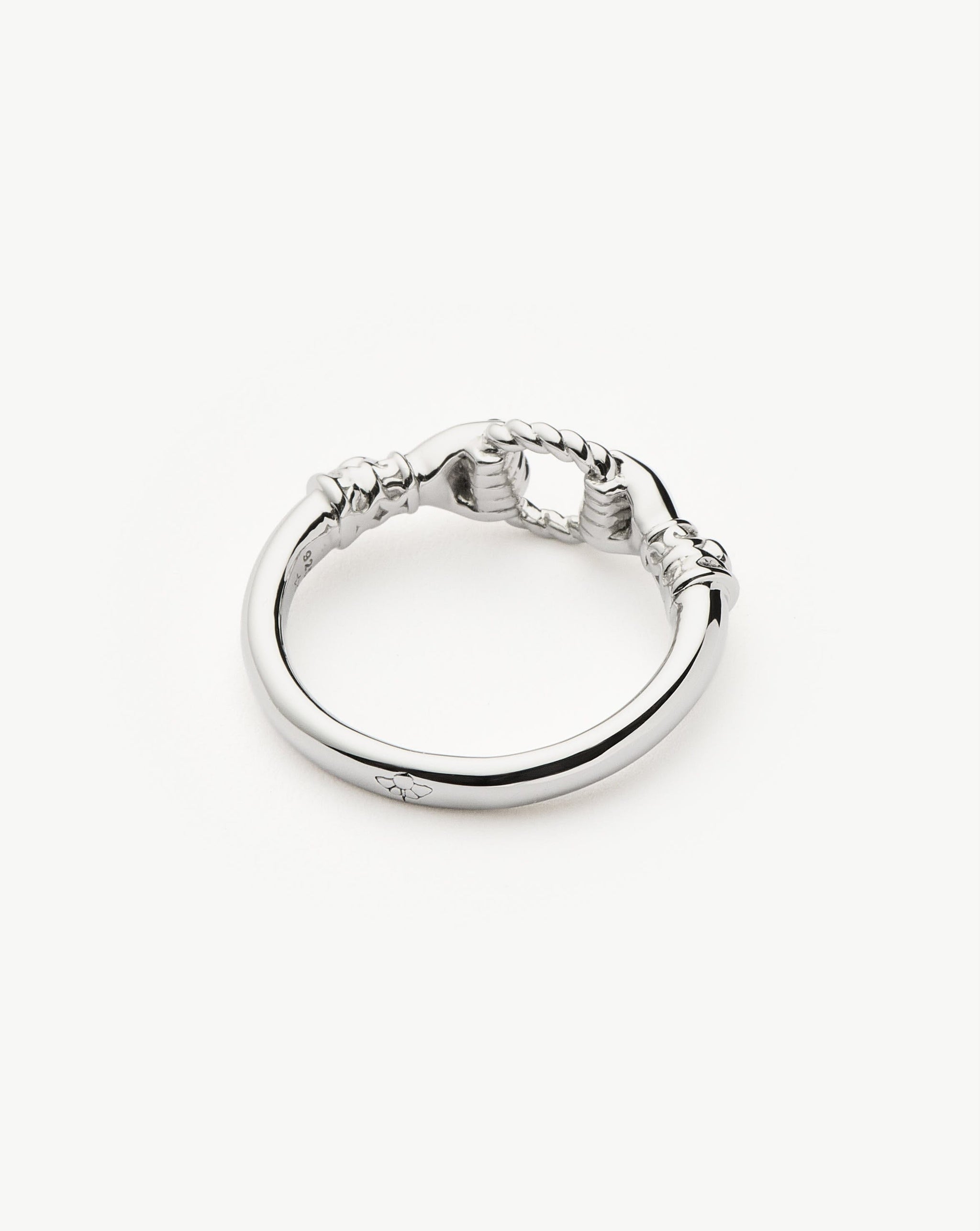 Harris Reed In Good Hands Stacking Ring | Sterling Silver/Cubic Zirconia & Black Onyx Rings Missoma