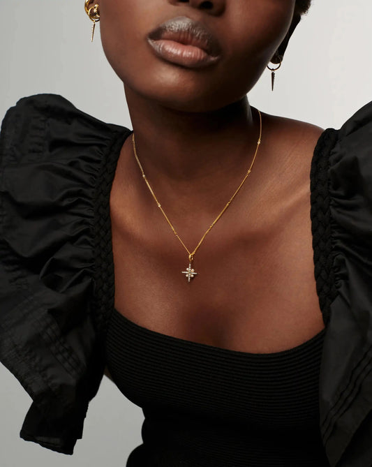 Harris Reed North Star Pearl Necklace | 18k Gold Vermeil/Pearl Necklaces Missoma