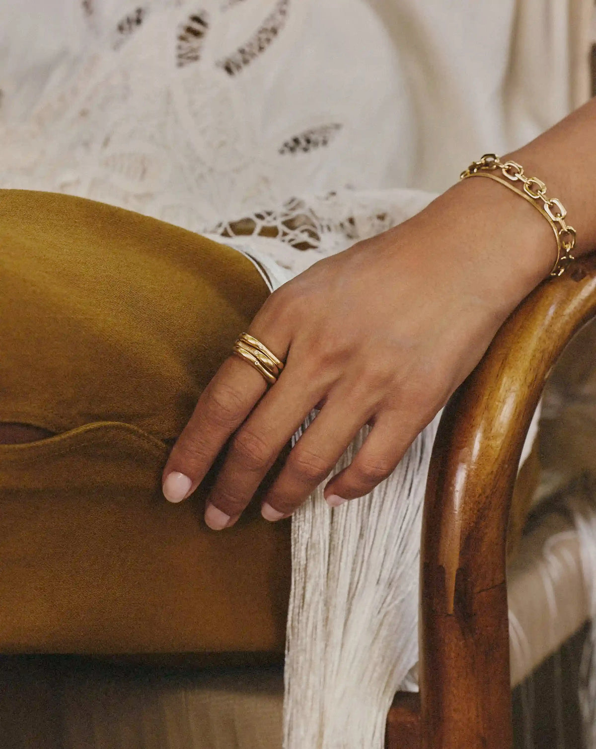 Harris Reed Self-Love Stacking Rings | 18k Gold Plated/Cubic Zirconia Rings Missoma